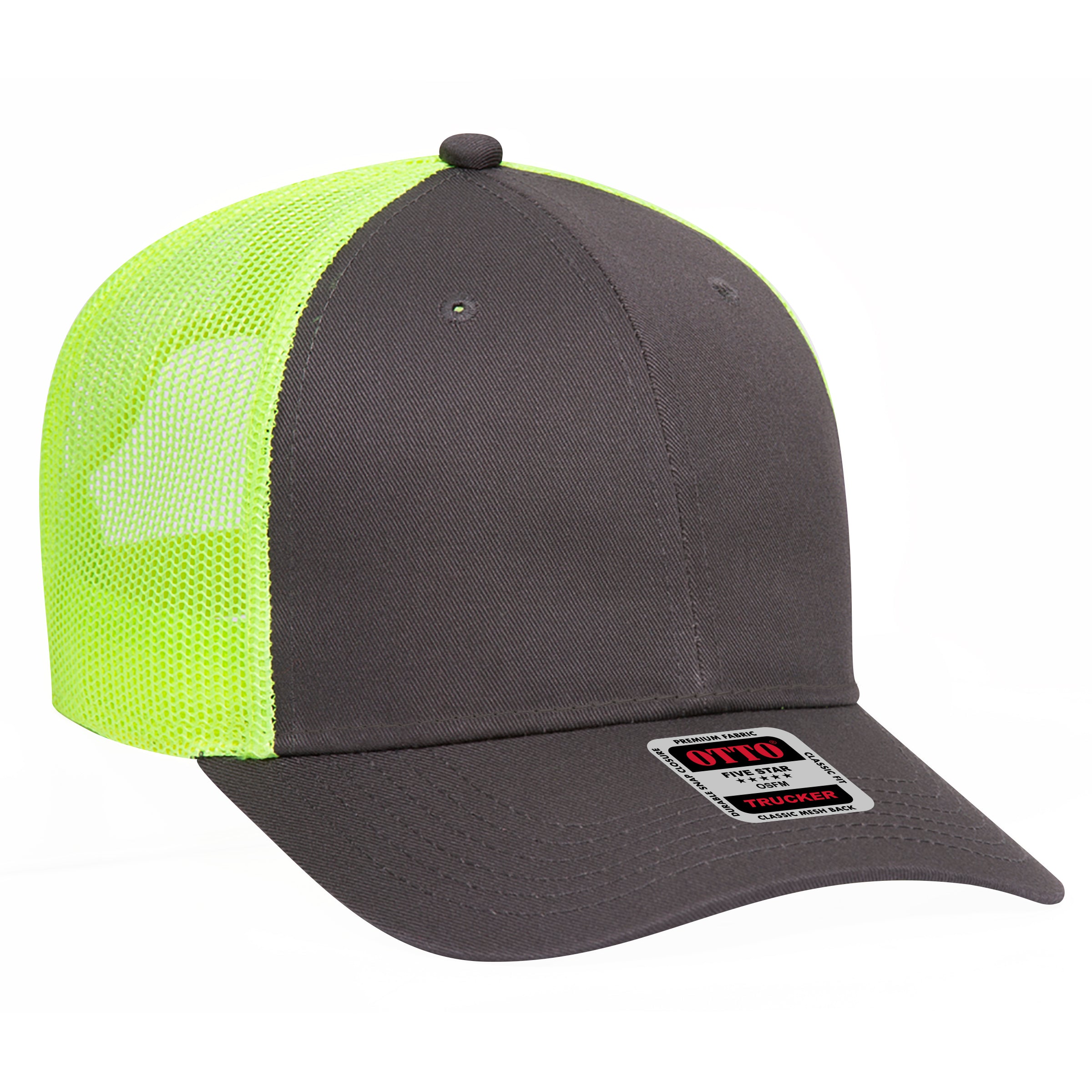 83-473 OTTO CAP 6 Panel Low Profile Mesh Back Trucker Hat