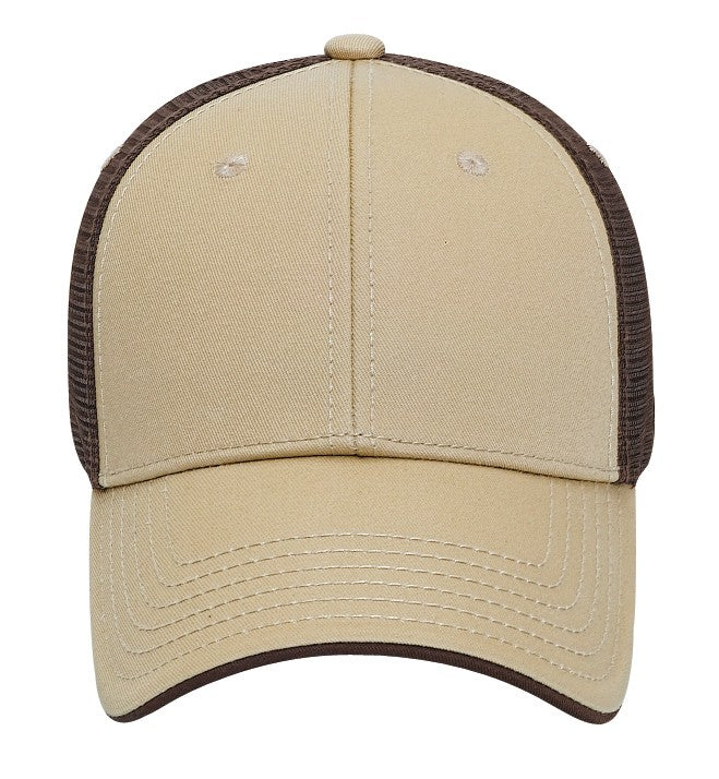 122-945 OTTO CAP 6 Panel Low Profile Mesh Back Trucker Hat