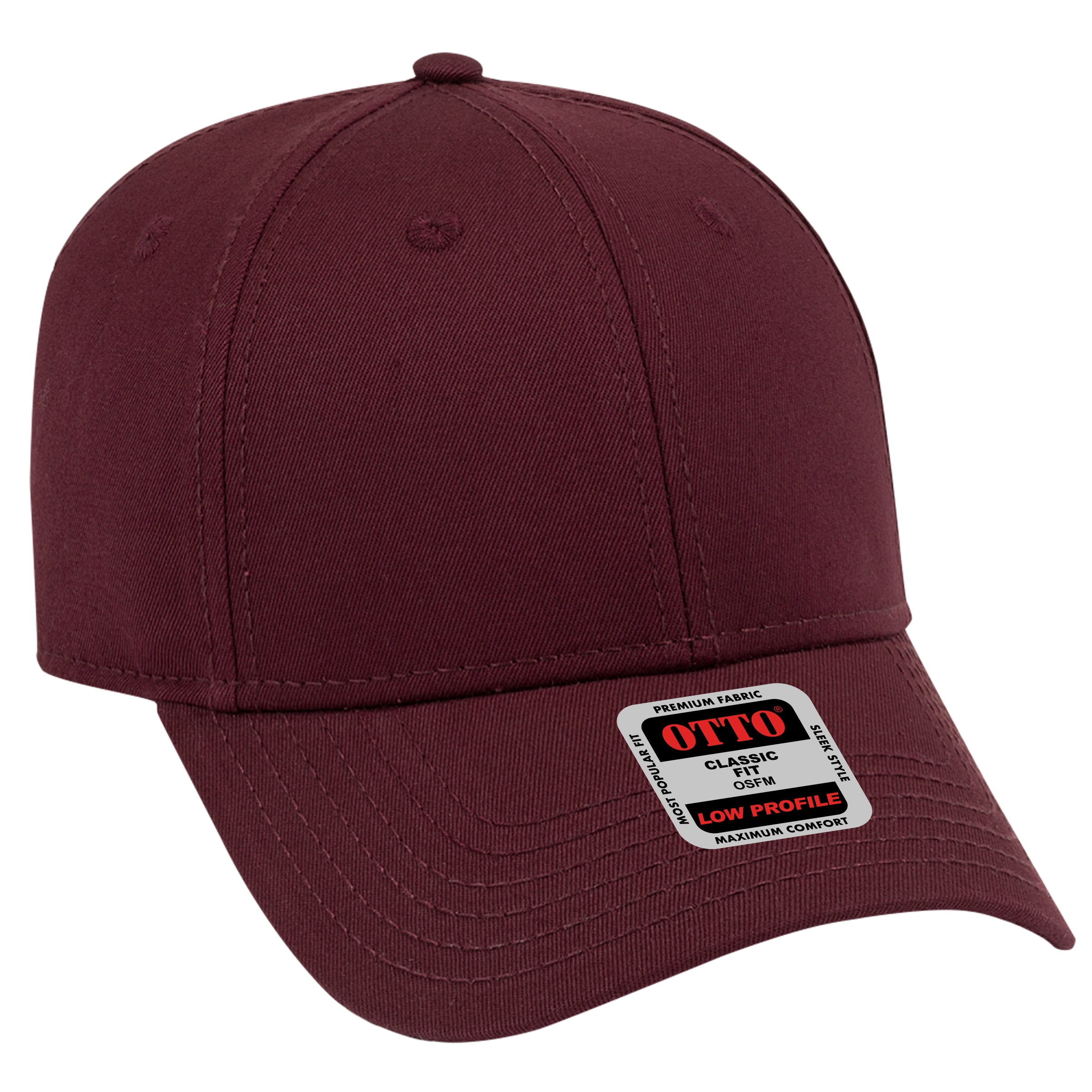 19-1203 OTTO CAP 6 Panel Low Profile Baseball Cap