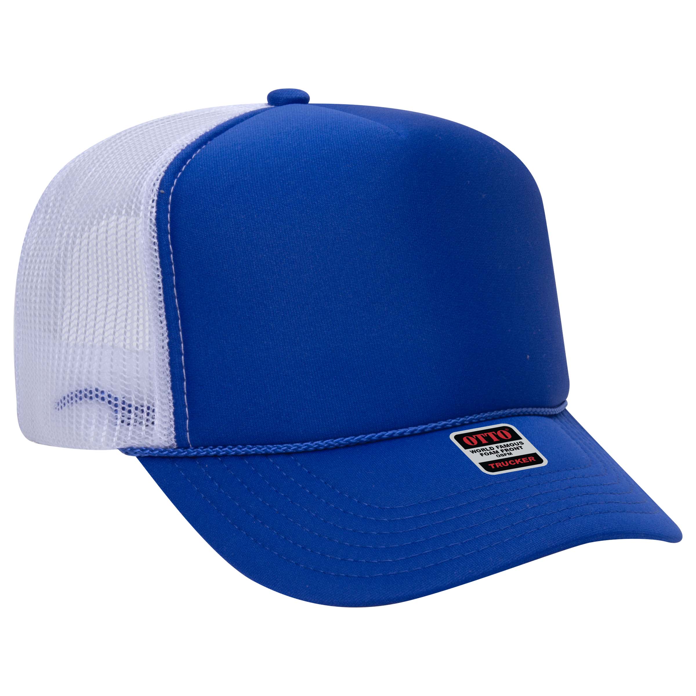 39-165 OTTO CAP 5 Panel High Crown Mesh Back Trucker Hat