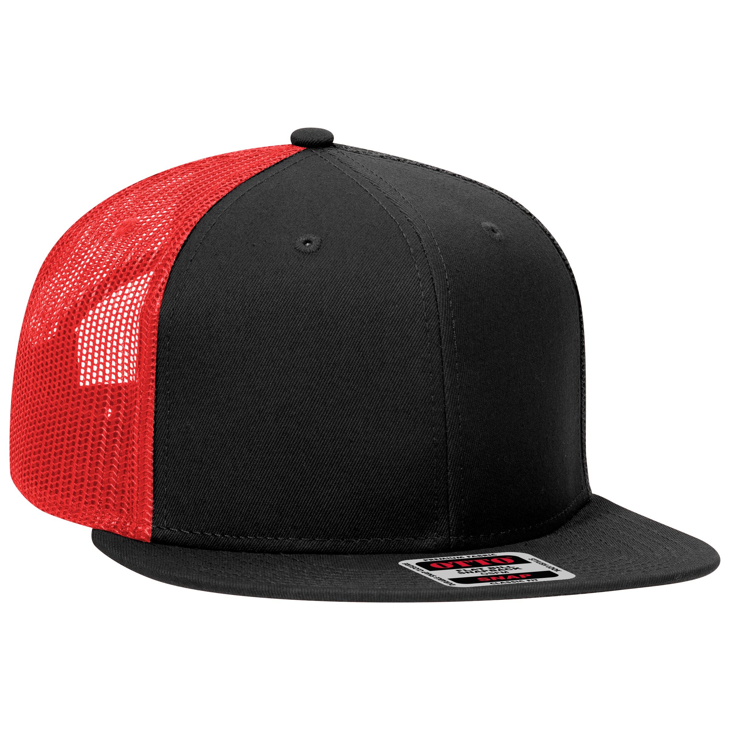 141-1070 OTTO CAP "OTTO SNAP" 6 Panel Pro Style Mesh Back Trucker Snapback Hat