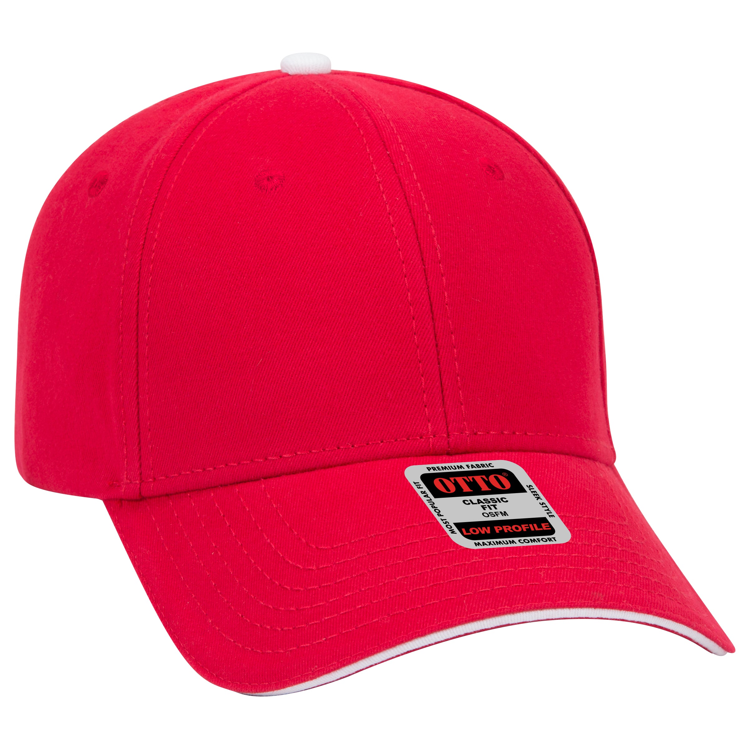 23-370 OTTO CAP 6 Panel Low Profile Baseball Cap