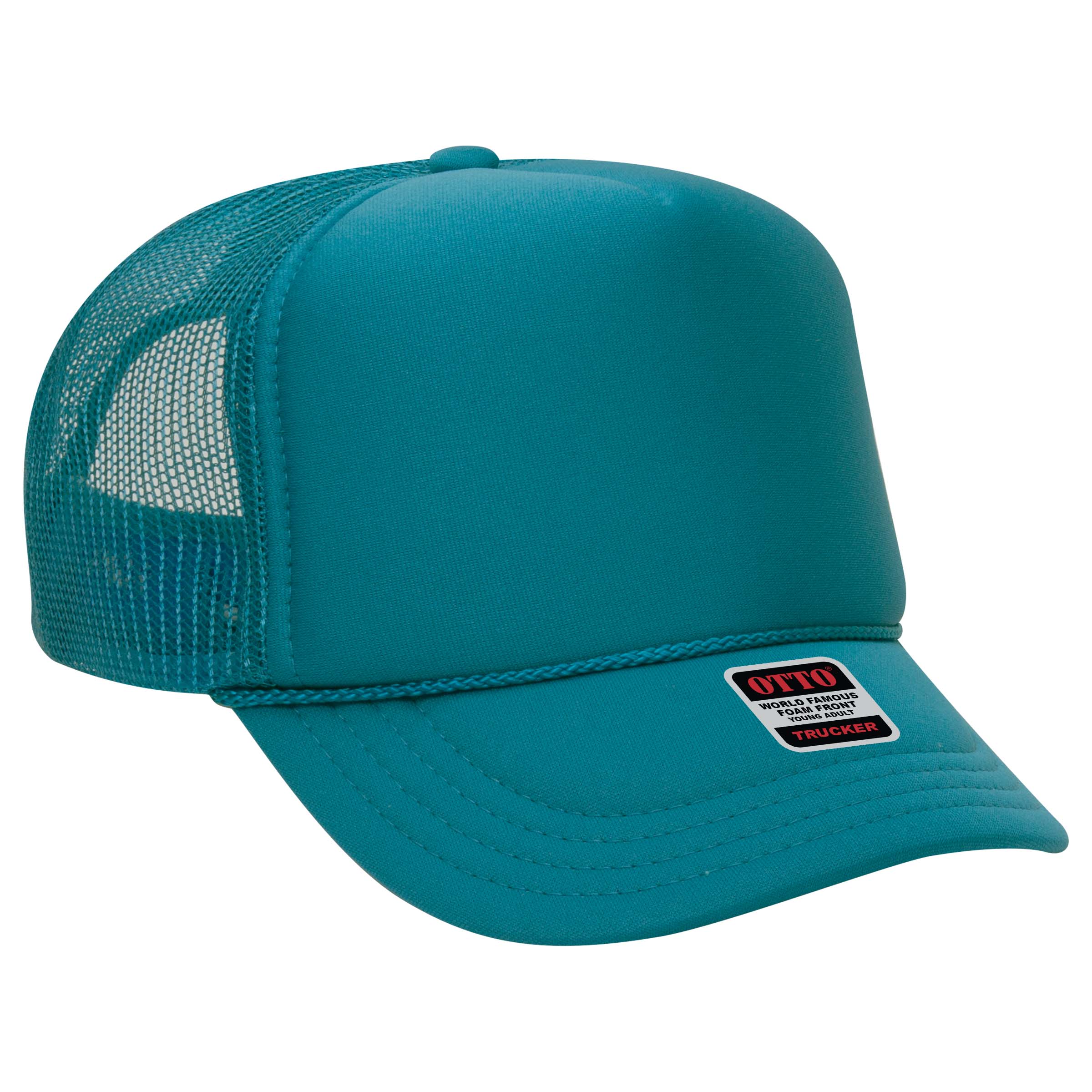 39-165 OTTO CAP 5 Panel High Crown Mesh Back Trucker Hat