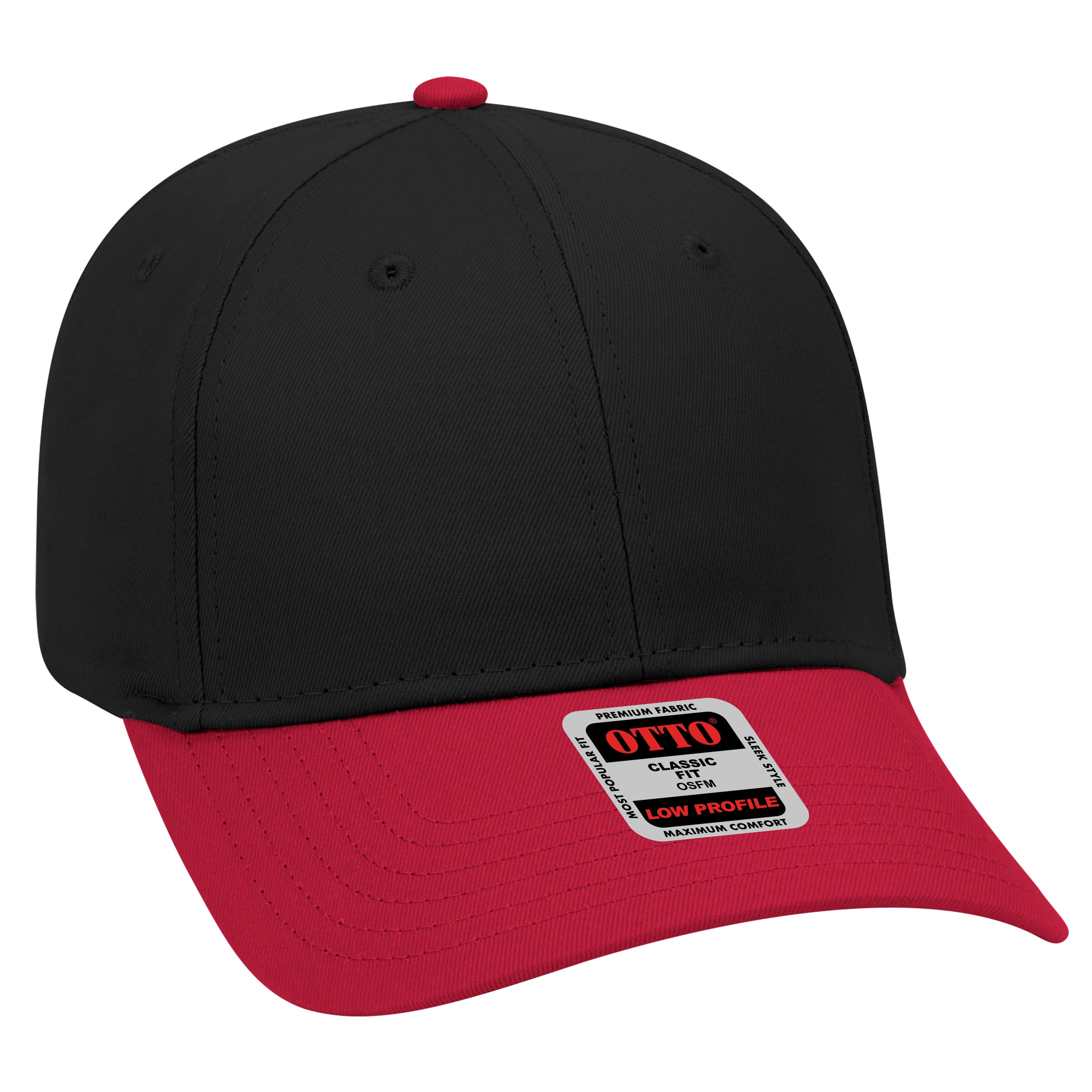 19-536 OTTO CAP 6 Panel Low Profile Baseball Cap