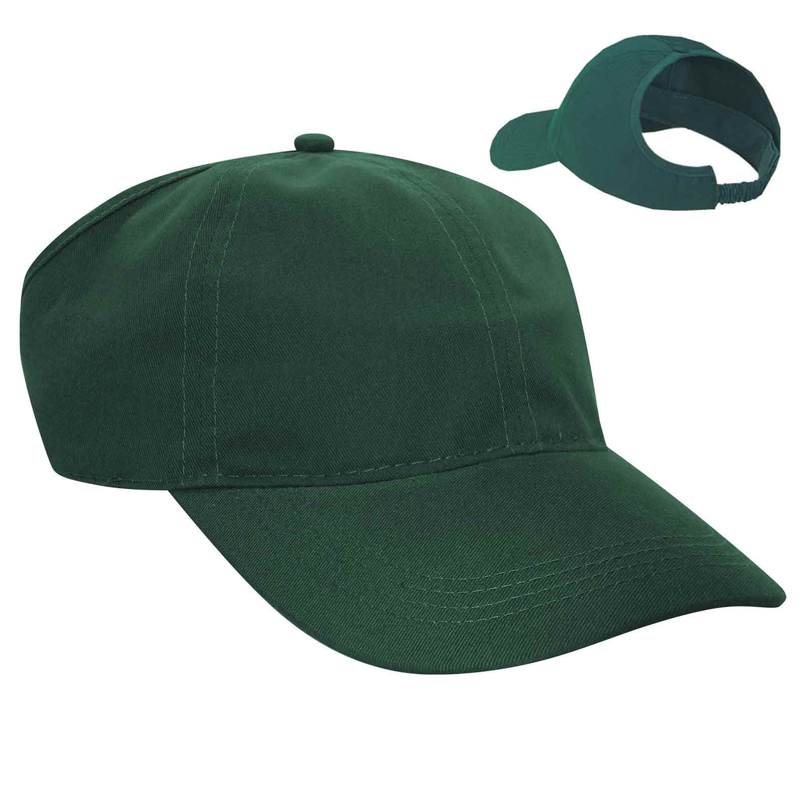 69-291 OTTO CAP 4 Panel Ponytail Cap