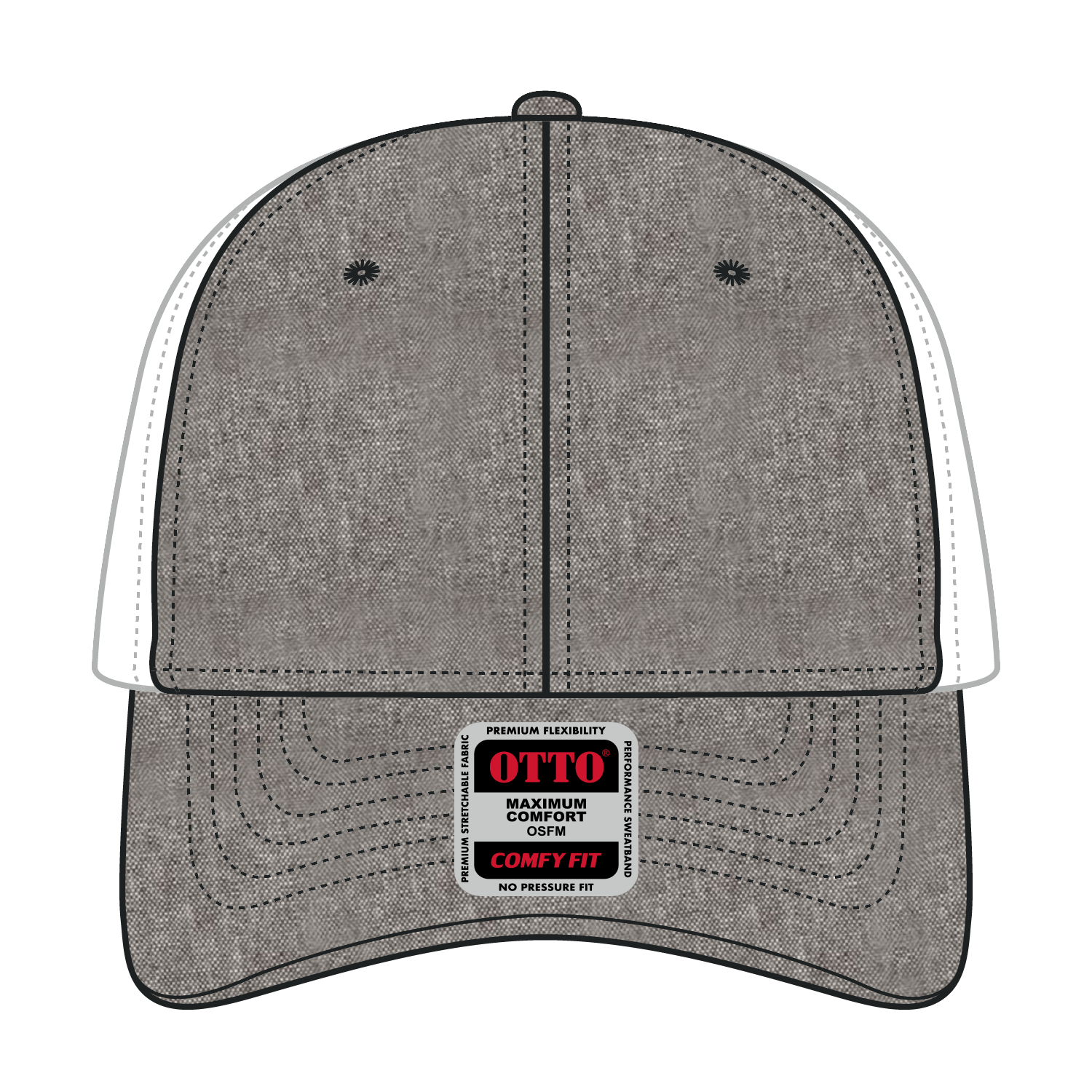 83-1299 OTTO CAP "OTTO COMFY FIT" 6 Panel Low Profile Mesh Back Baseball Cap