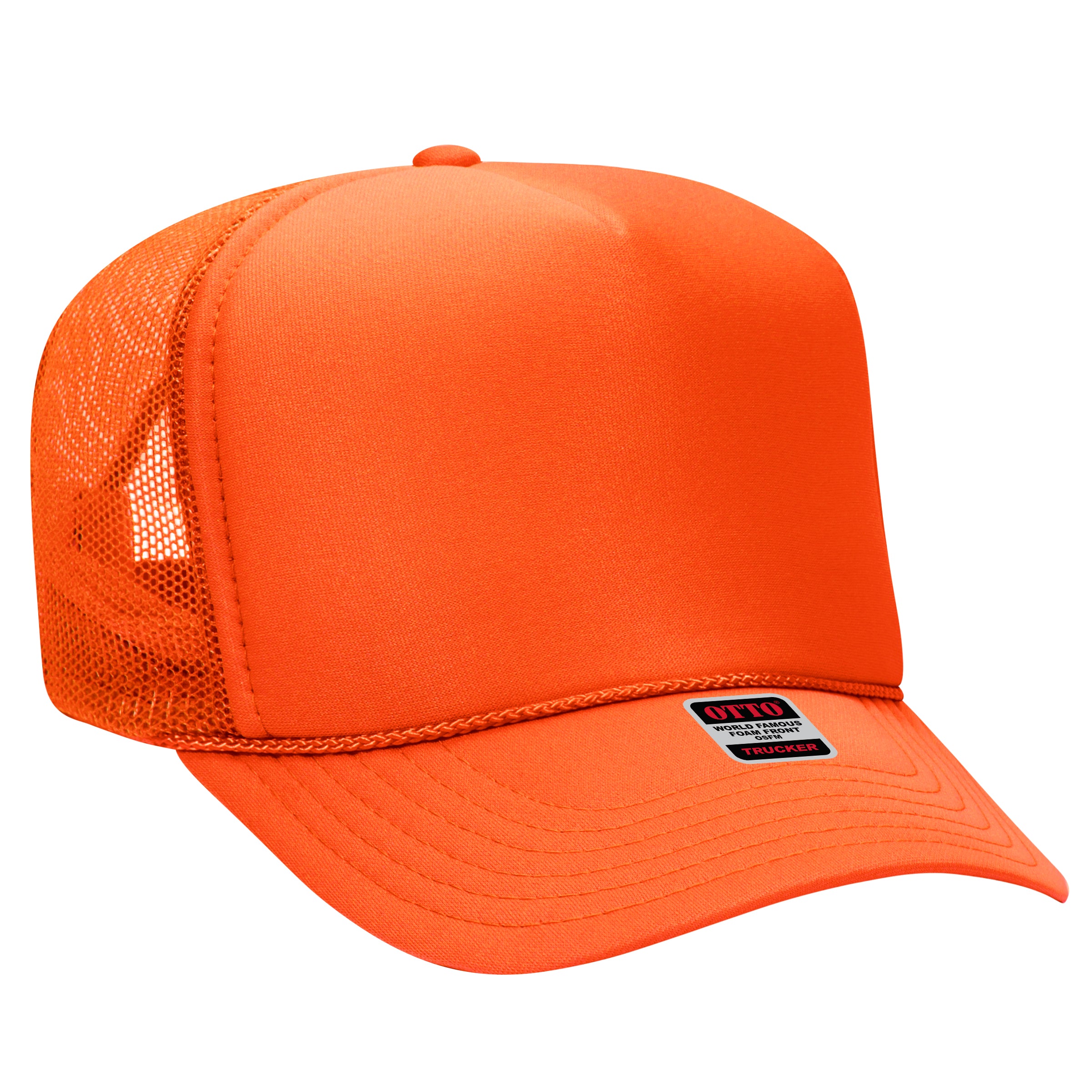 39-165 OTTO CAP 5 Panel High Crown Mesh Back Trucker Hat