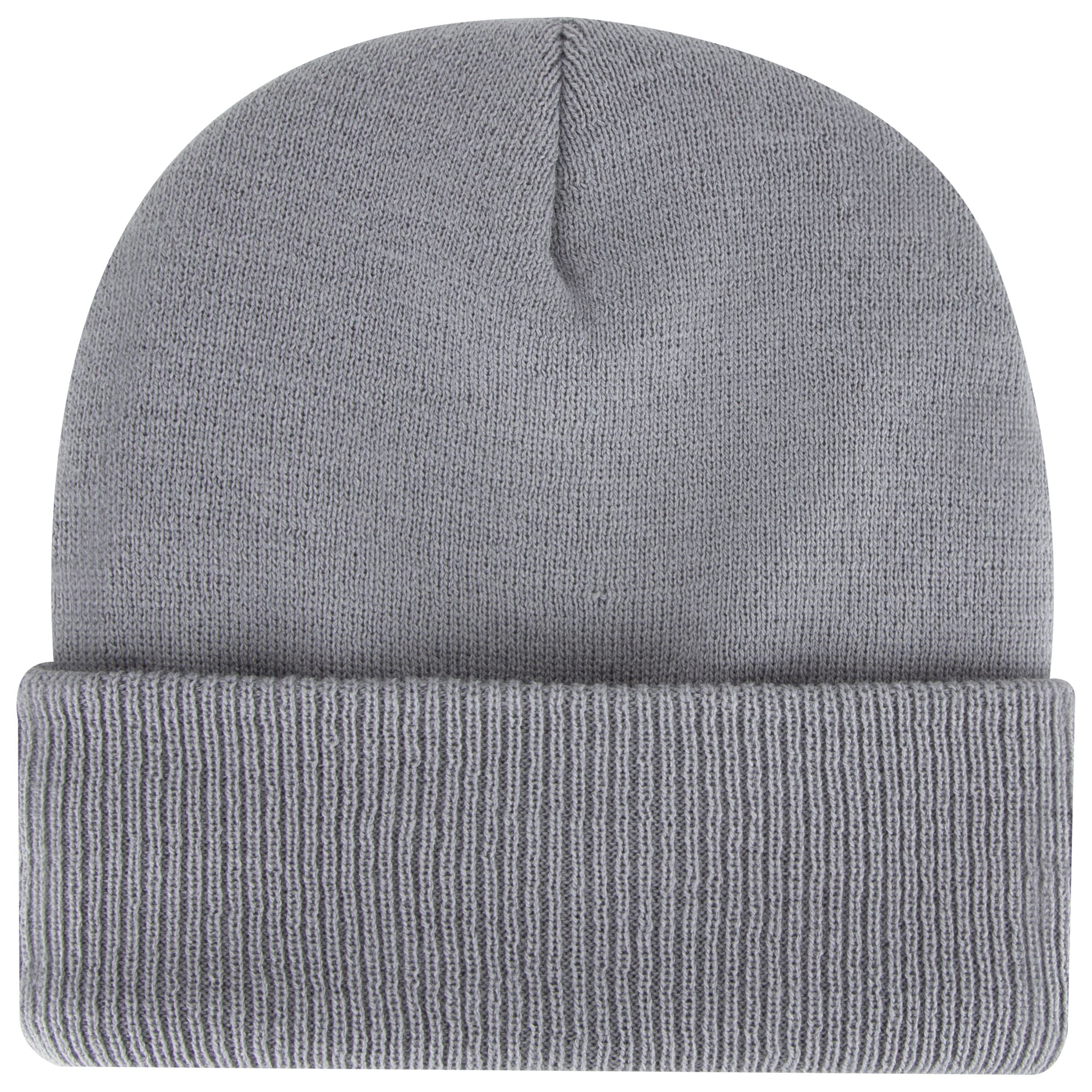 82-1316 OTTO CAP 12" Classic Knit Beanie w/ Inside Fleece Lining & Rib Knit Cuff