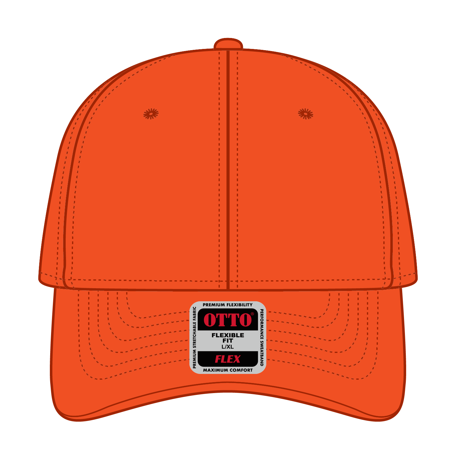 11-1257 OTTO CAP "OTTO FLEX" UPF 50+ 6 Panel Low Profile Baseball Cap