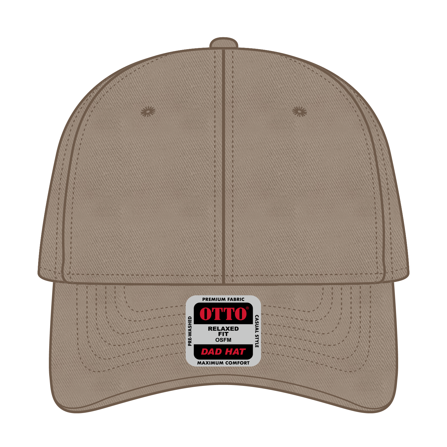 18-772 OTTO CAP 6 Panel Low Profile Dad Hat