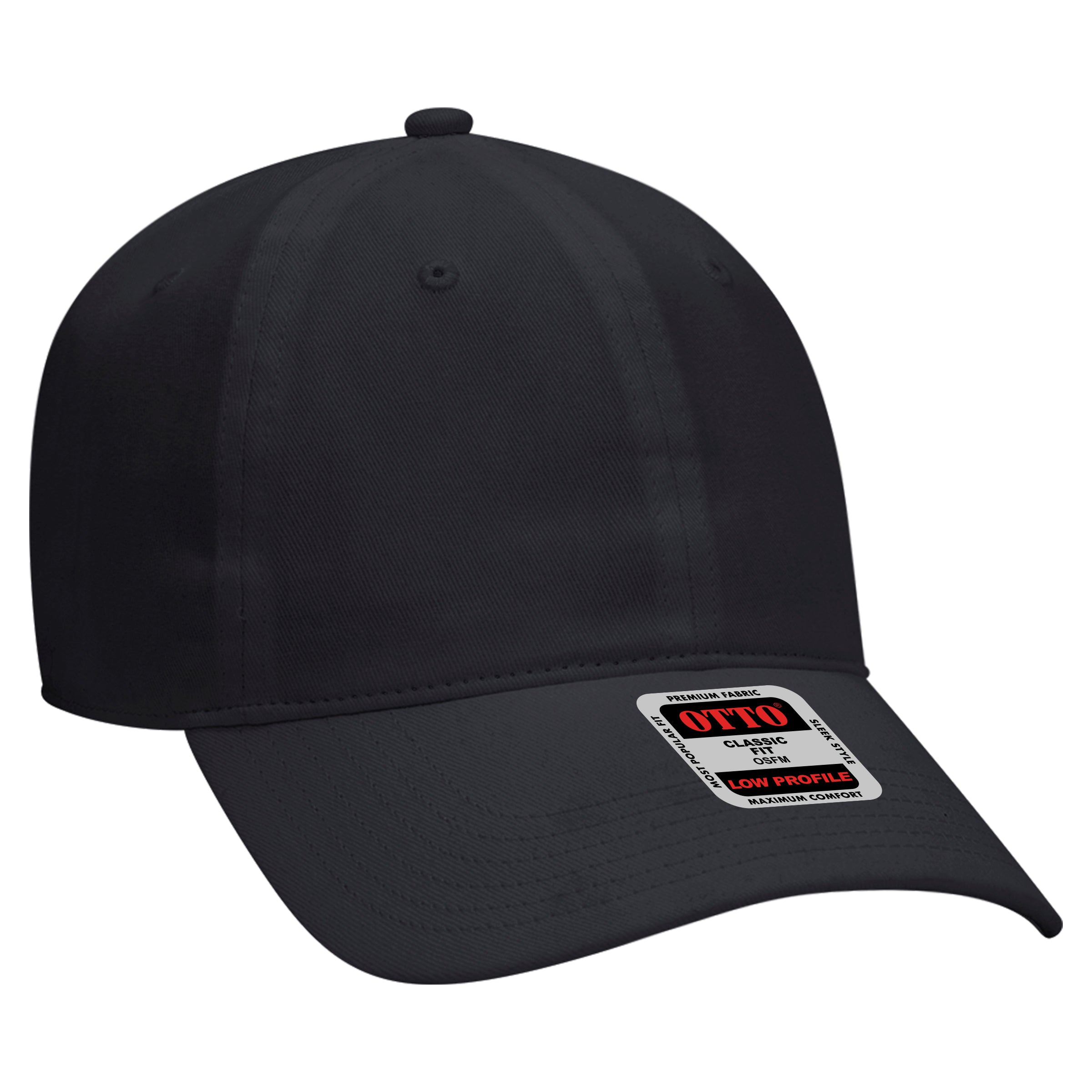 18-686 OTTO CAP 6 Panel Low Profile Baseball Cap