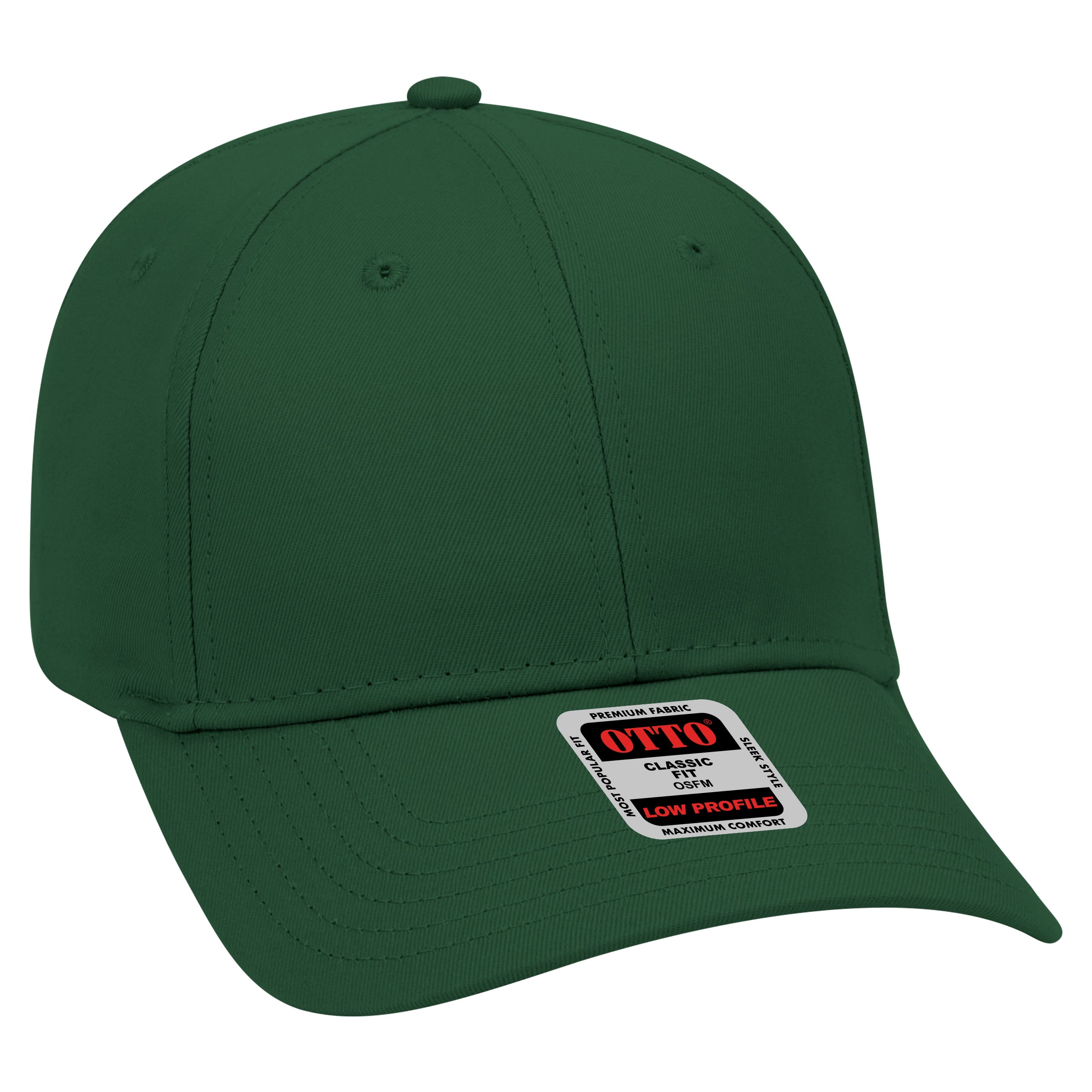 19-536 OTTO CAP 6 Panel Low Profile Baseball Cap