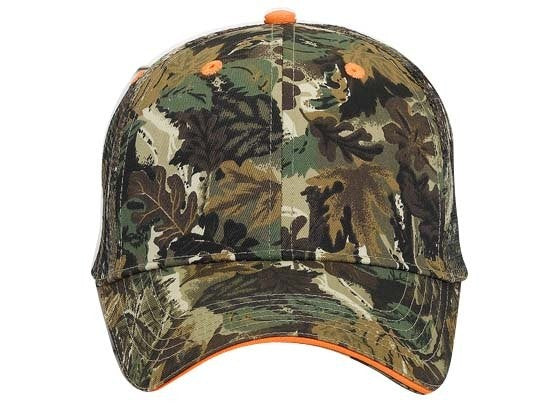 106-752 OTTO CAP Camouflage 6 Panel Low Profile Mesh Back Trucker Hat