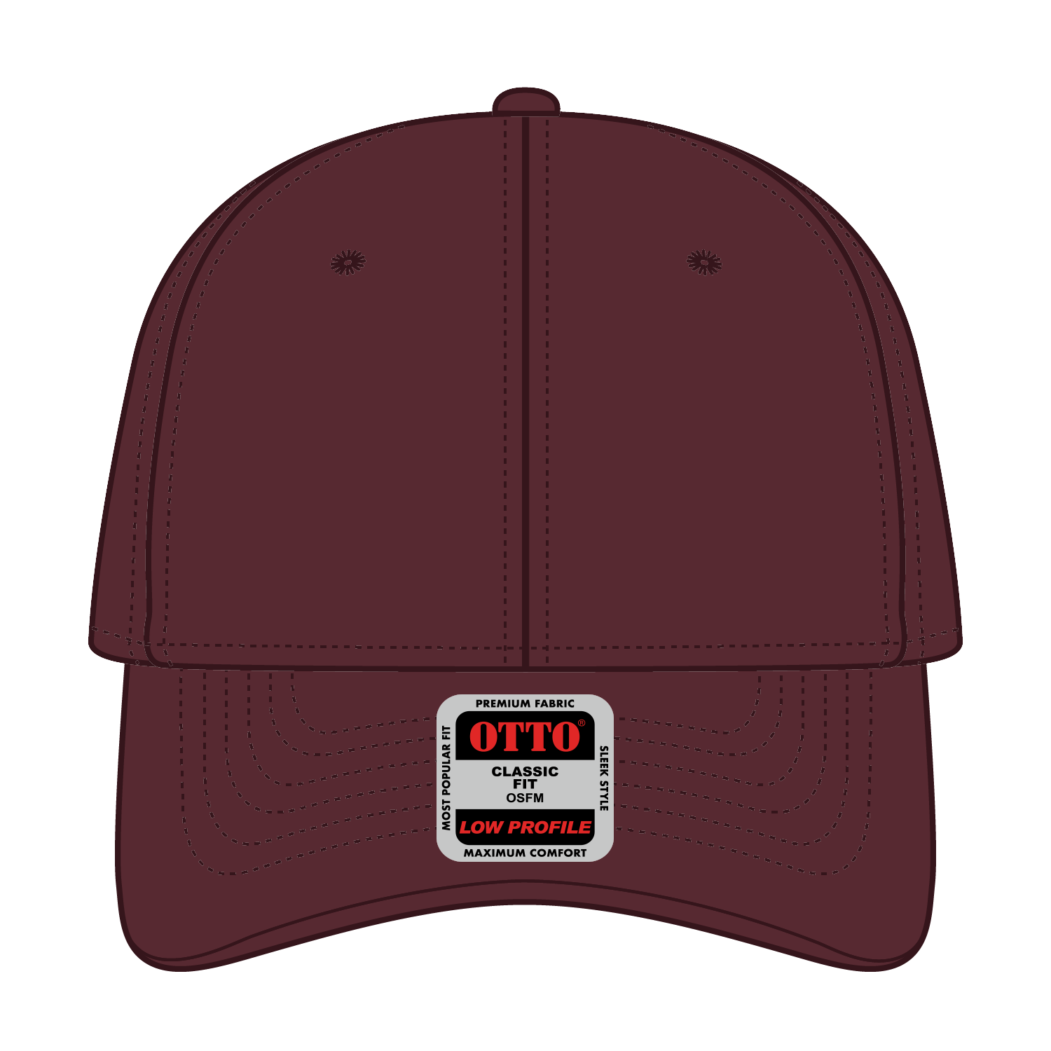 19-503 OTTO CAP 6 Panel Low Profile Baseball Cap