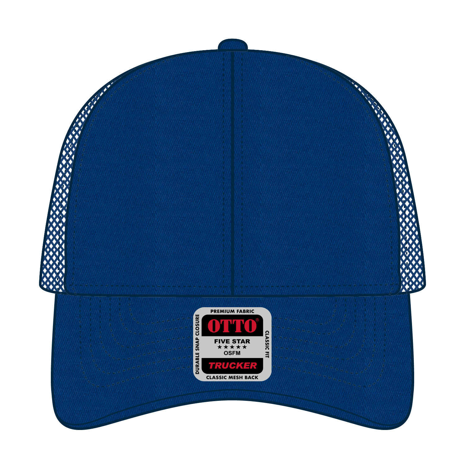 83-942 OTTO CAP 6 Panel Low Profile Mesh Back Trucker Hat