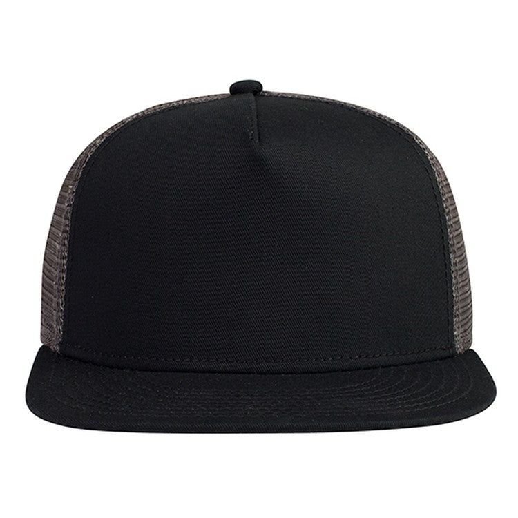 154-1124 OTTO CAP "OTTO SNAP" 5 Panel Mid Profile Mesh Back Trucker Snapback Hat