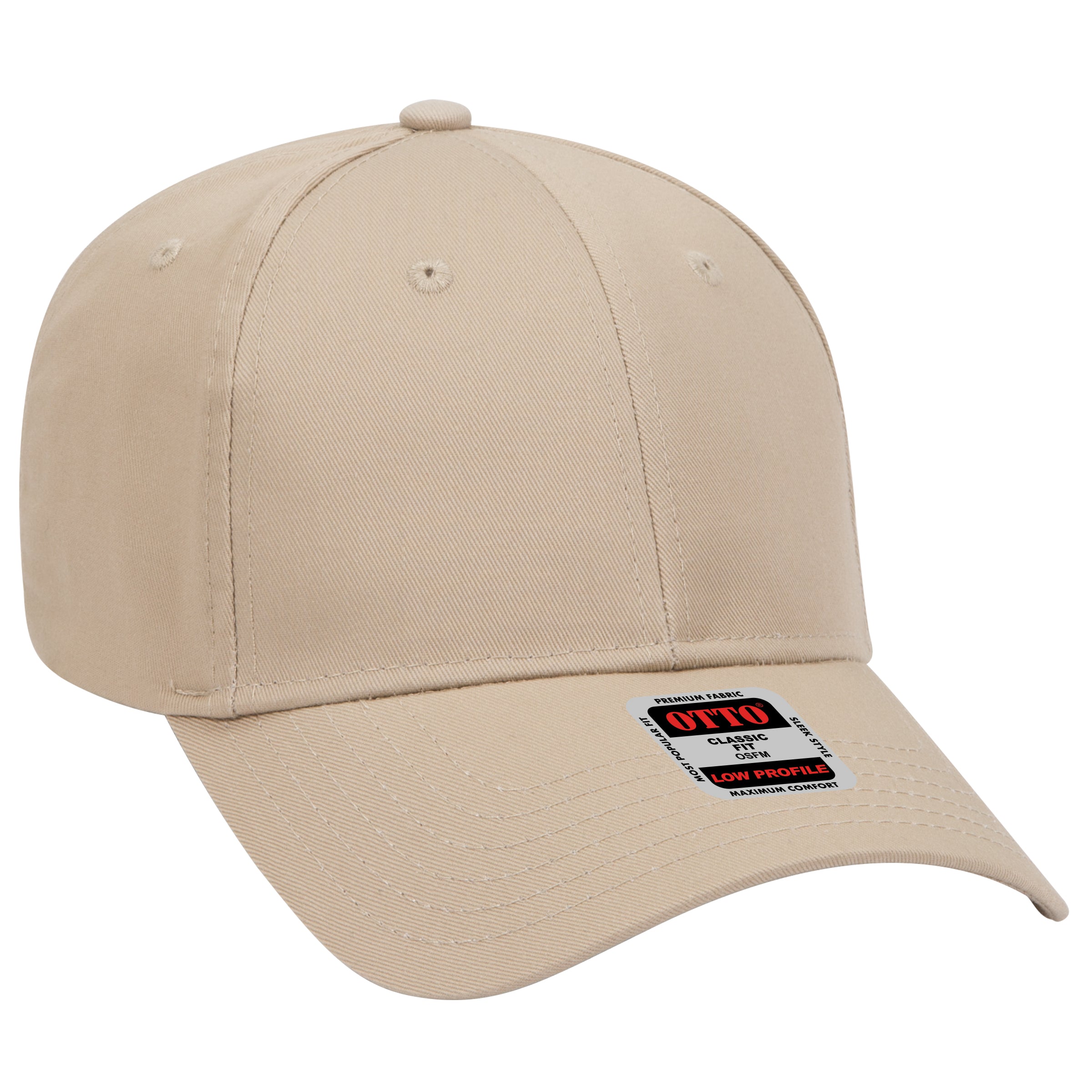 19-061 OTTO CAP 6 Panel Low Profile Baseball Cap