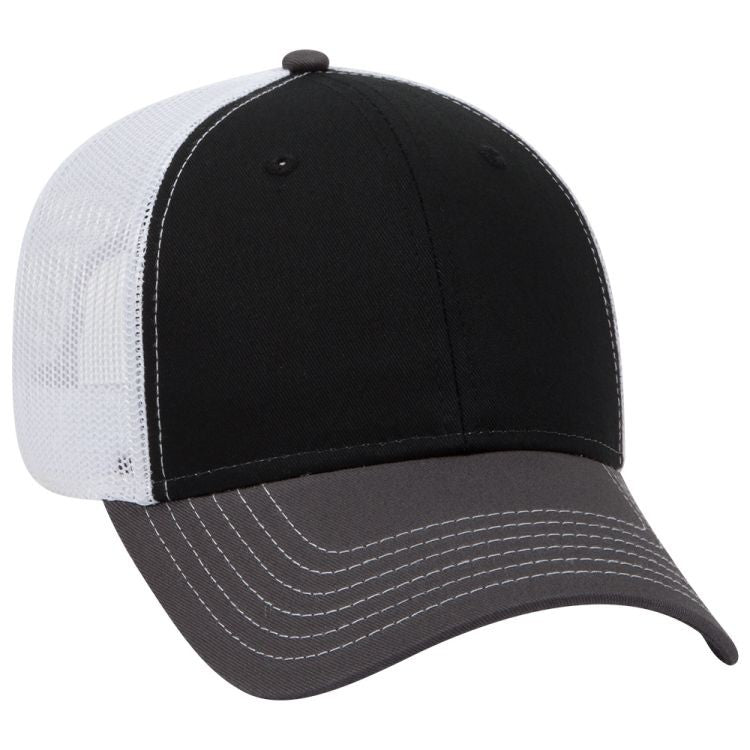 83-1239 OTTO CAP 6 Panel Low Profile Mesh Back Trucker Hat