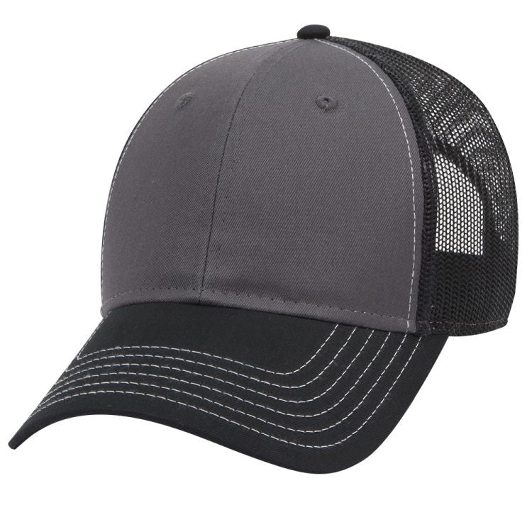 83-1239 OTTO CAP 6 Panel Low Profile Mesh Back Trucker Hat