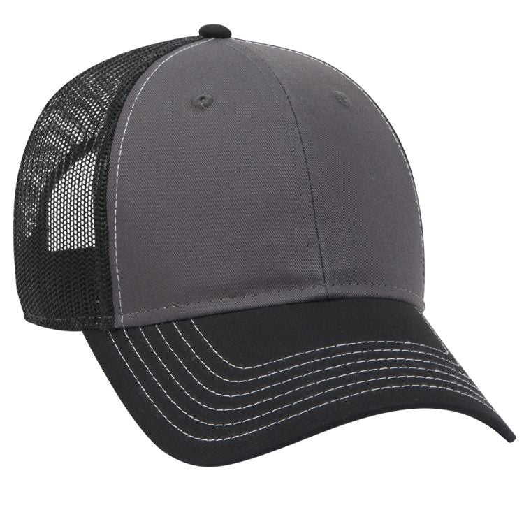 83-1239 OTTO CAP 6 Panel Low Profile Mesh Back Trucker Hat