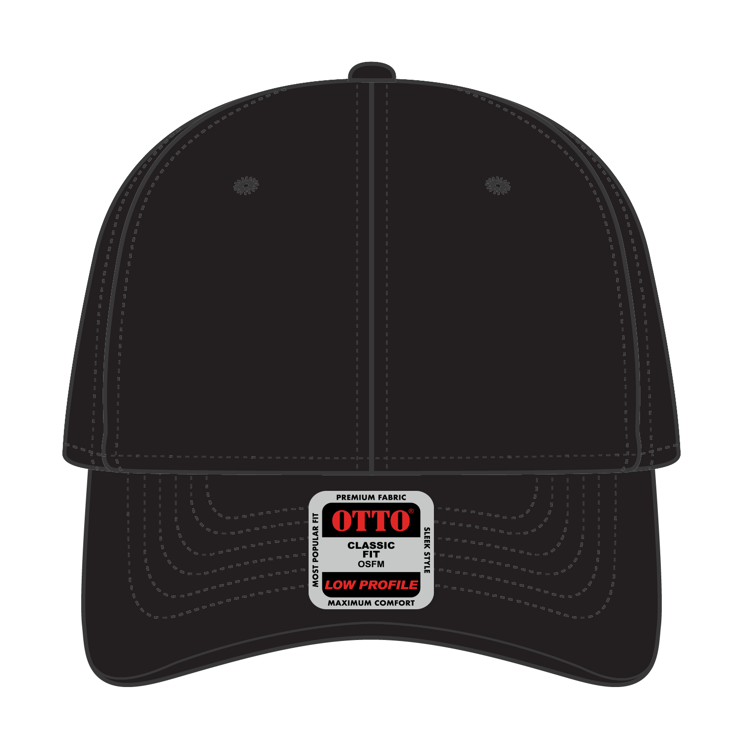 19-304 OTTO CAP 6 Panel Low Profile Baseball Cap