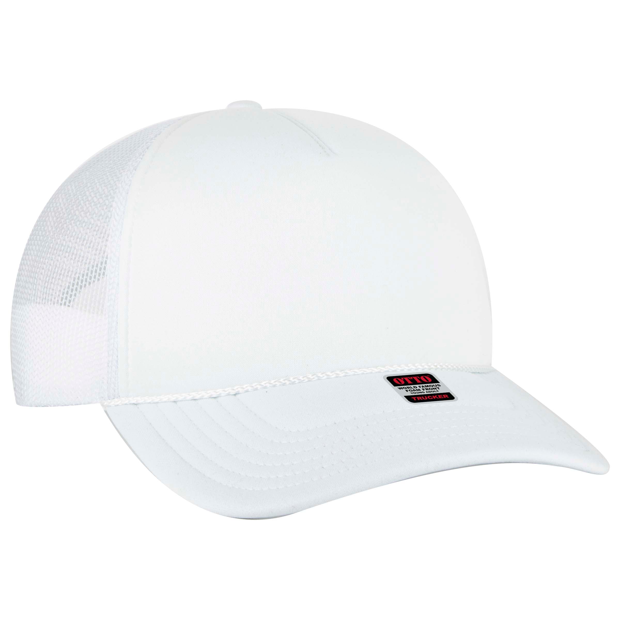 39102-1 OTTO CAP 5 Panel Low Profile Mesh Back Trucker Hat 39102-1