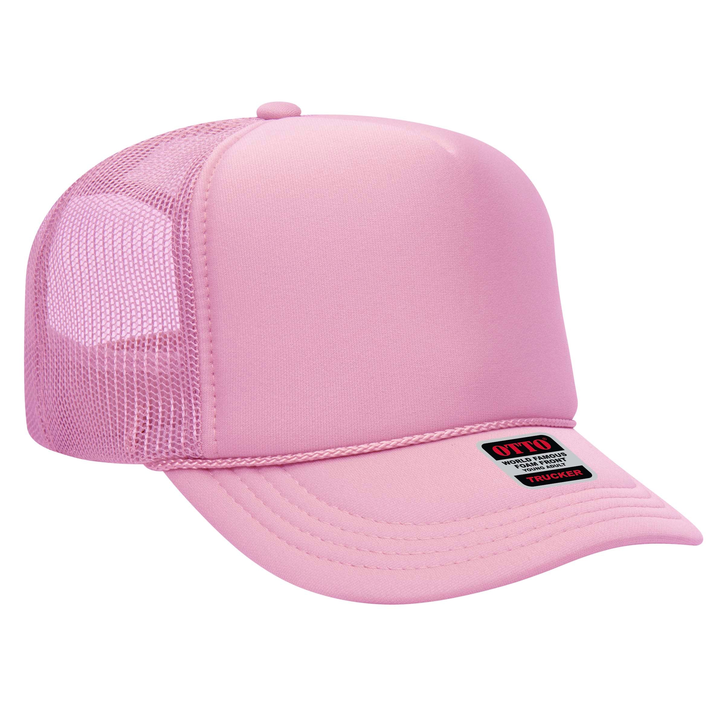 39-165 OTTO CAP 5 Panel High Crown Mesh Back Trucker Hat