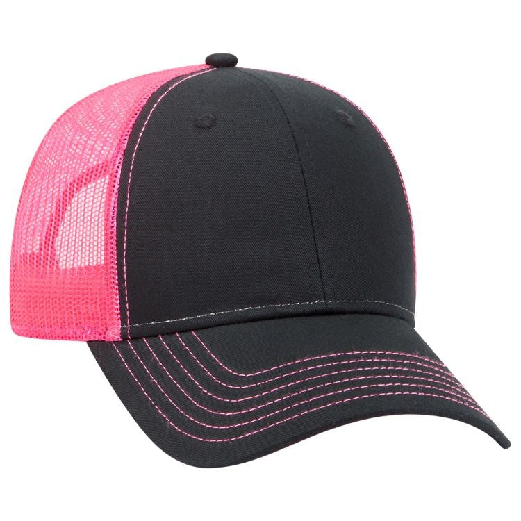 83-1239 OTTO CAP 6 Panel Low Profile Mesh Back Trucker Hat