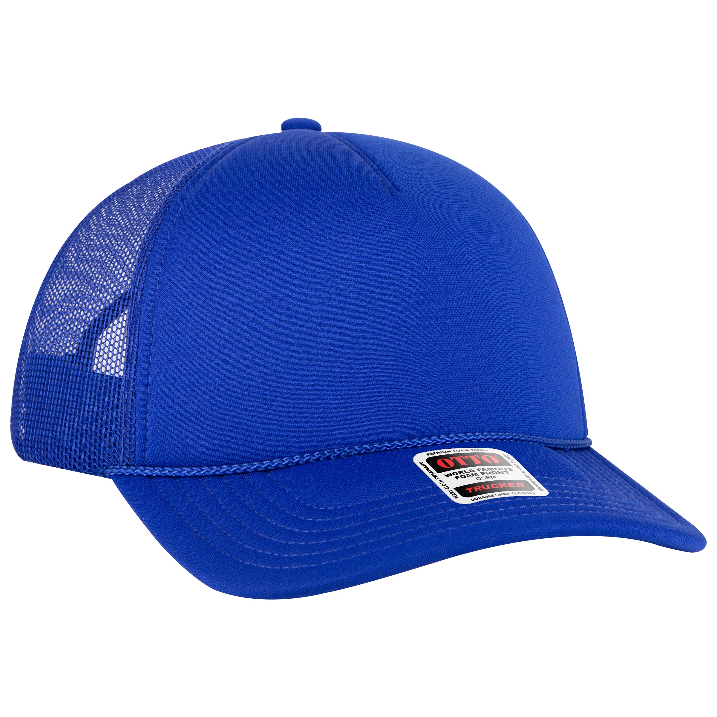 39102-1 OTTO CAP 5 Panel Low Profile Mesh Back Trucker Hat 39102-1