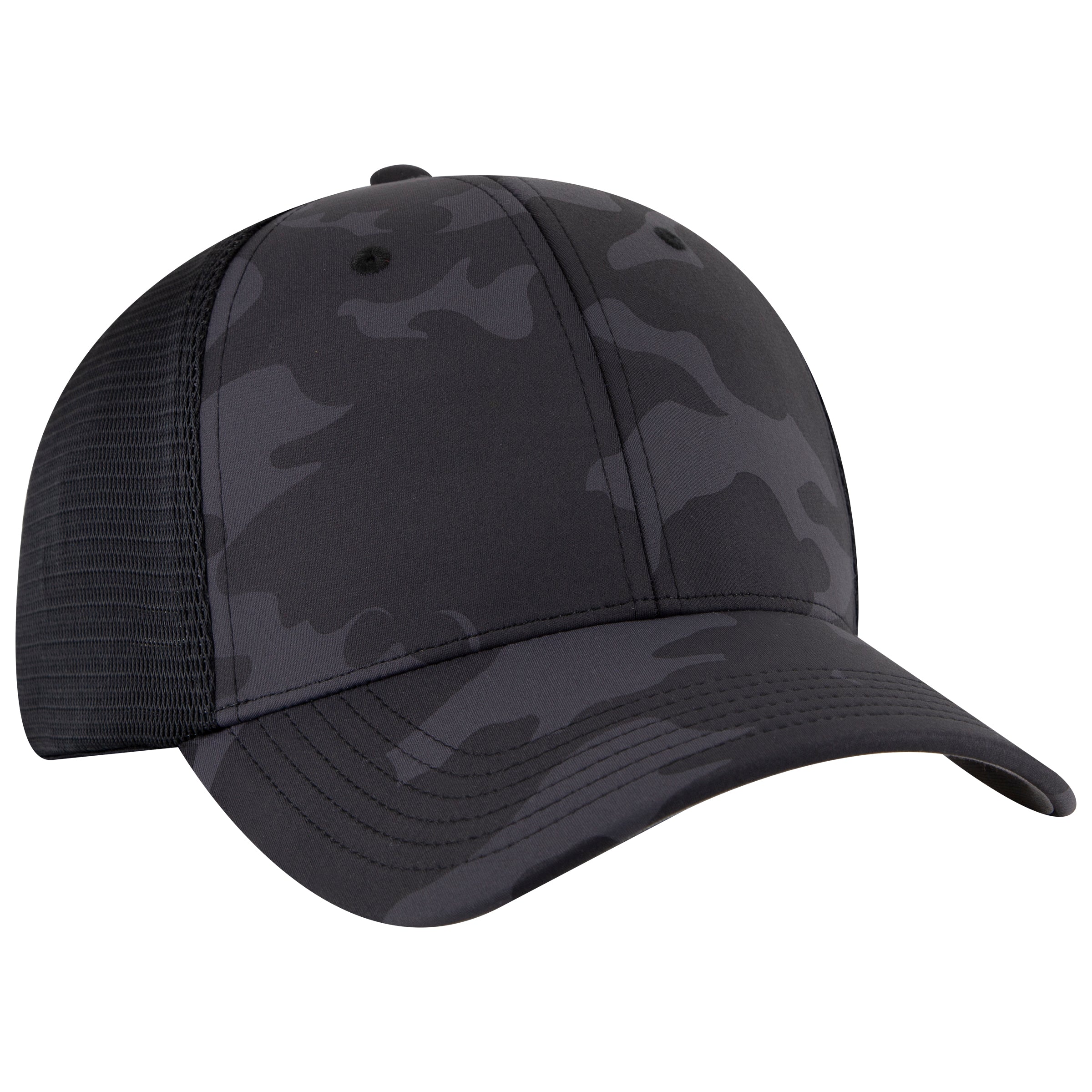 135-2 OTTO CAP "OTTO FLEX" 6 Panel Low Profile Mesh Back Trucker Hat