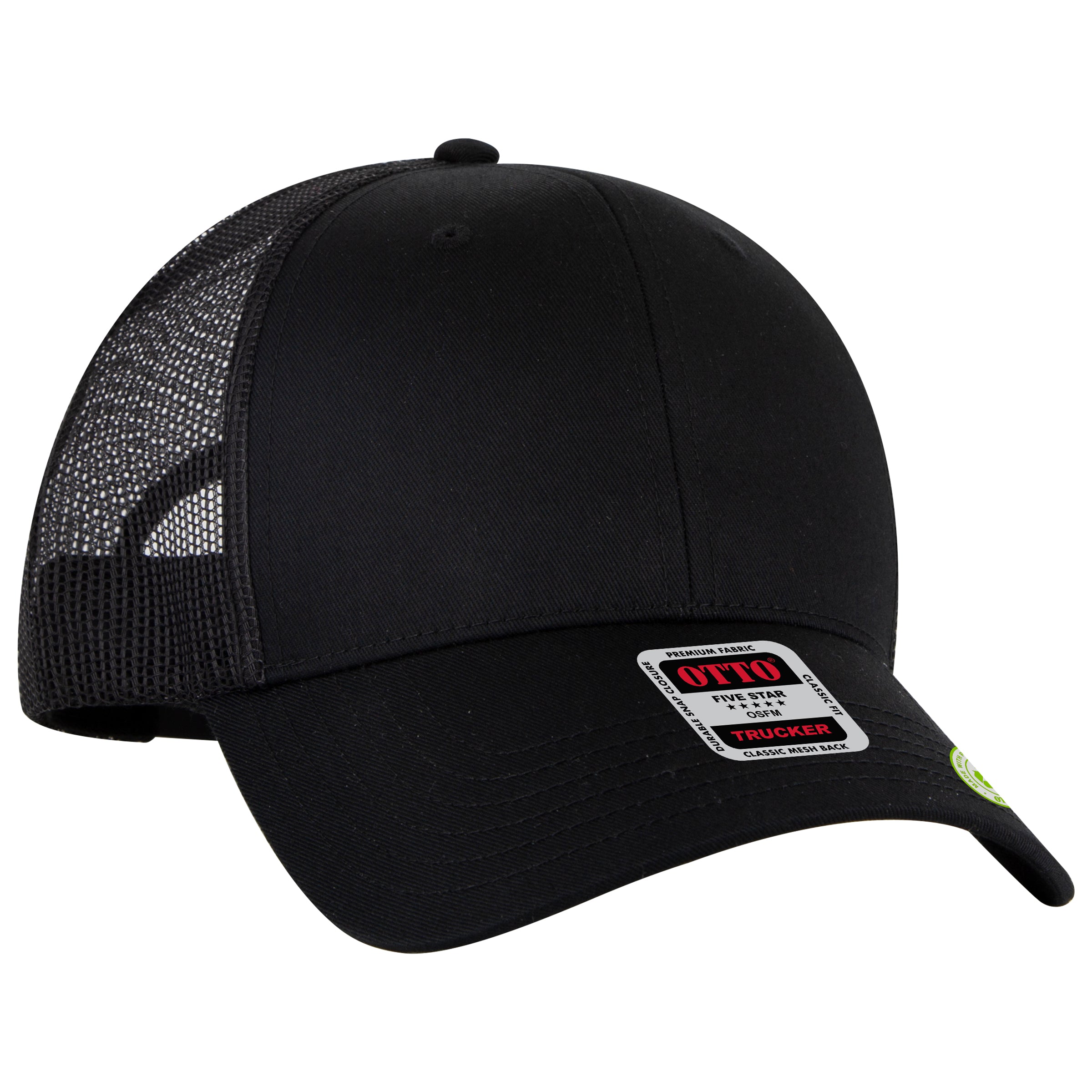 83-4 OTTO CAP 6 Panel Low Profile Mesh Back Trucker Hat 83-4