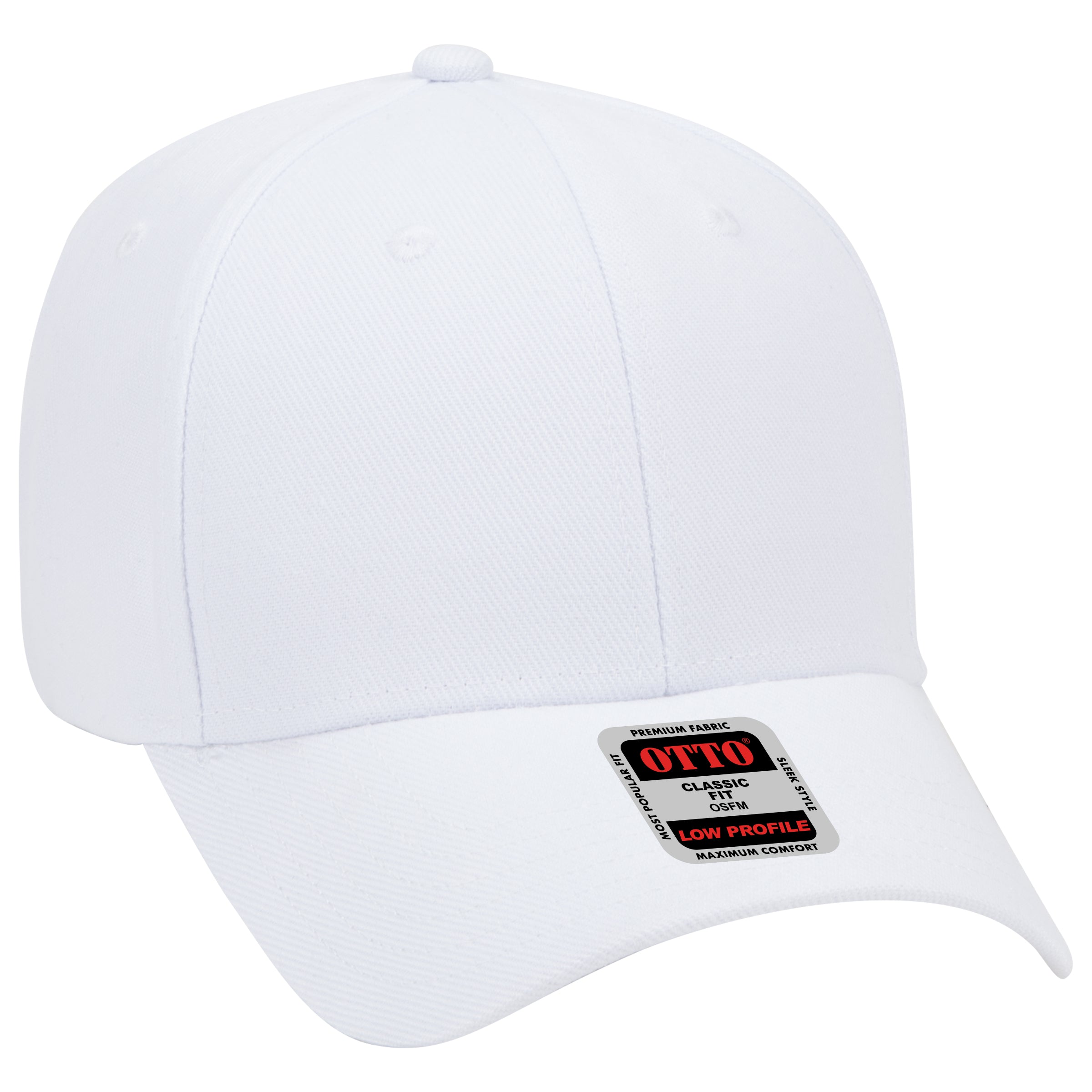 19-609 OTTO CAP 6 Panel Low Profile Baseball Cap