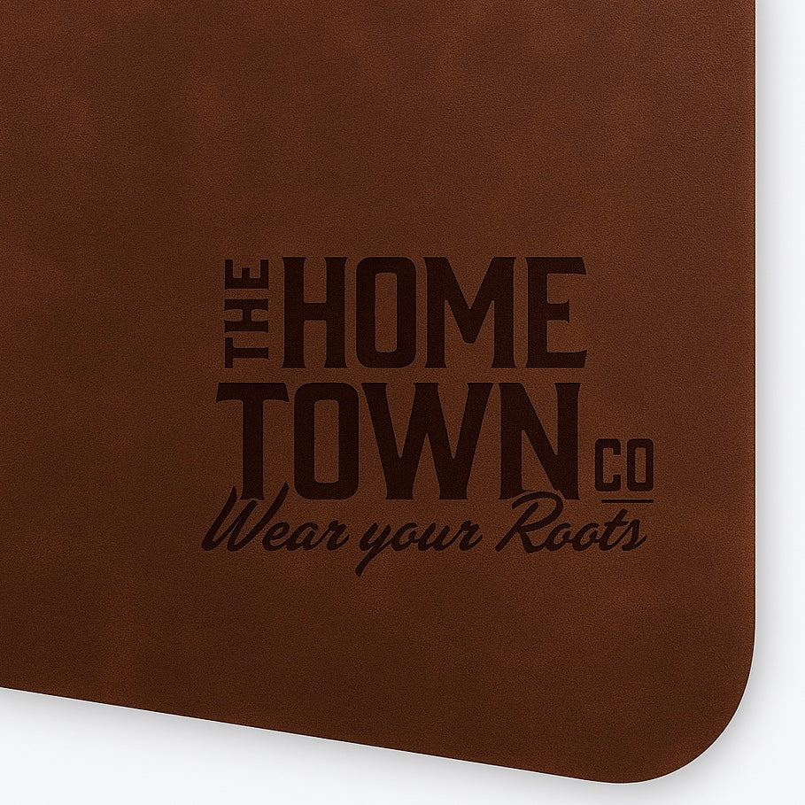 Signature Leatherette in Walnut to Black, displayed as a 12" × 24" swatch.