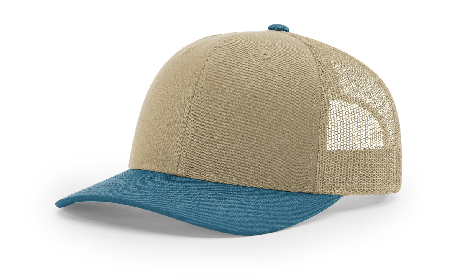 Richardson 112 Khaki Legion Blue Trucker Hat by The Hometown Co.