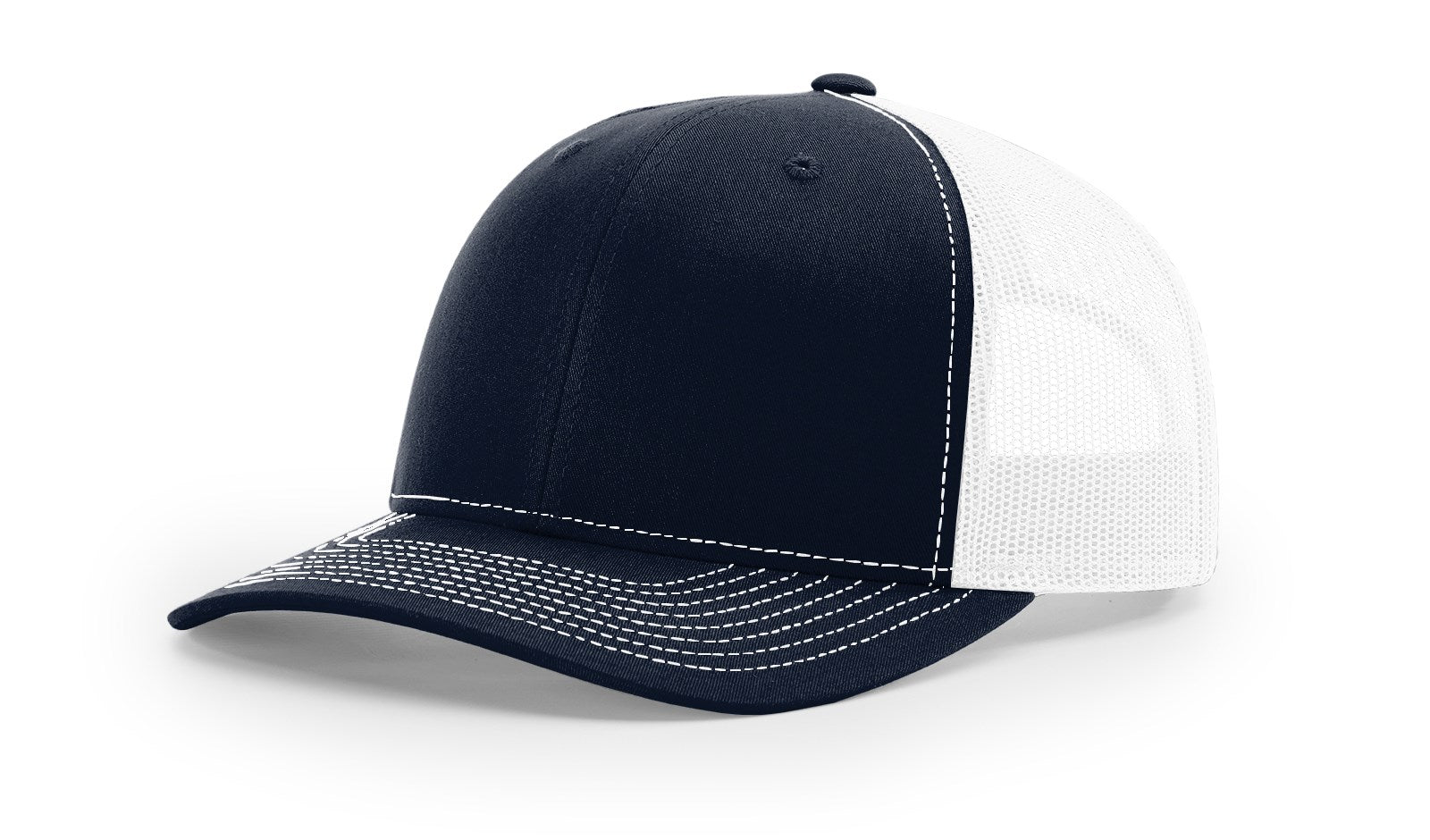 Richardson 112 Blank Trucker Hat in navy and white by The Hometown Co.
