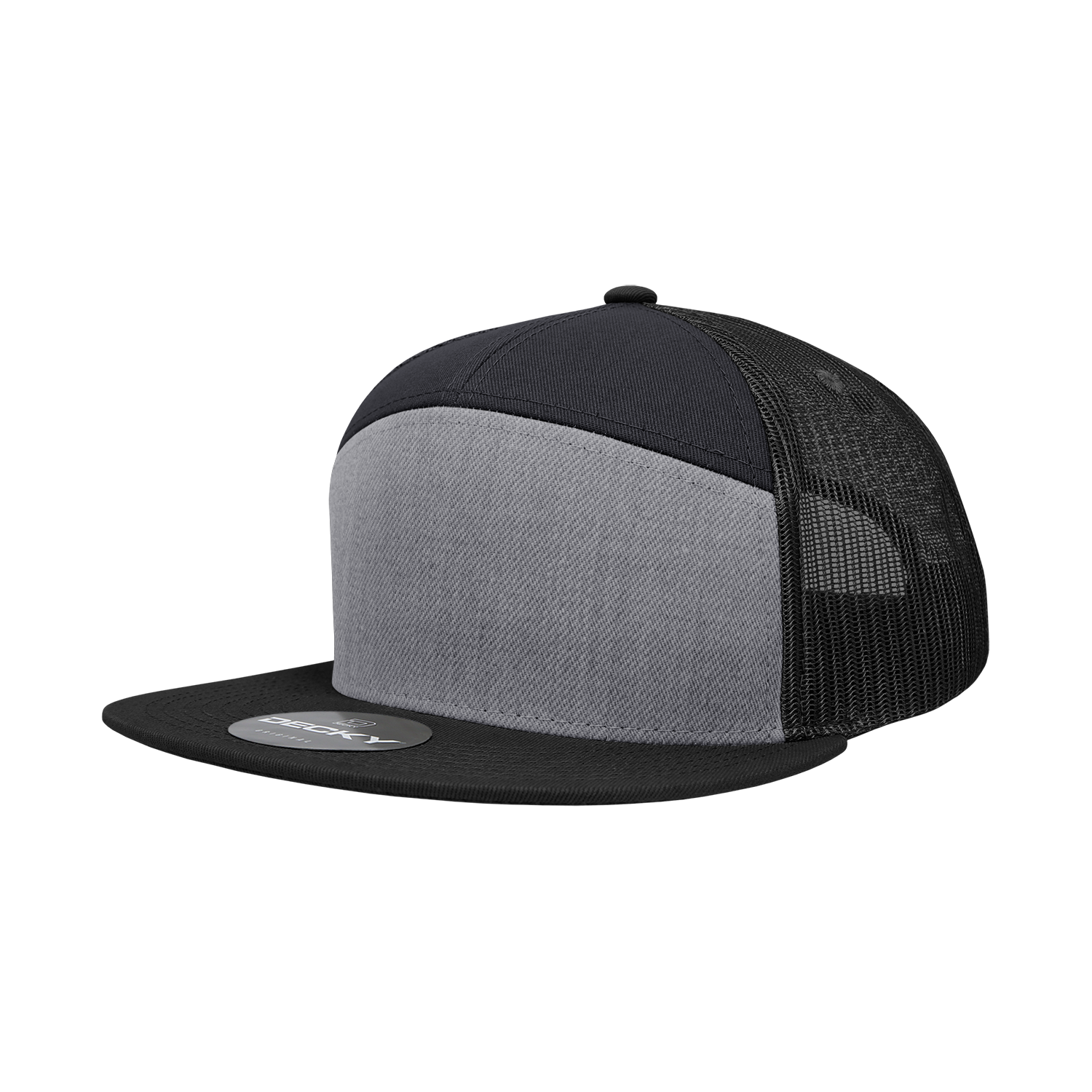 SKU:1133-HGYBLKBLK|COLOR:Heather  Grey/Black/Black