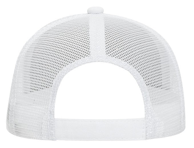 32-934 OTTO CAP 5 Panel Mid Profile Mesh Back Trucker Hat