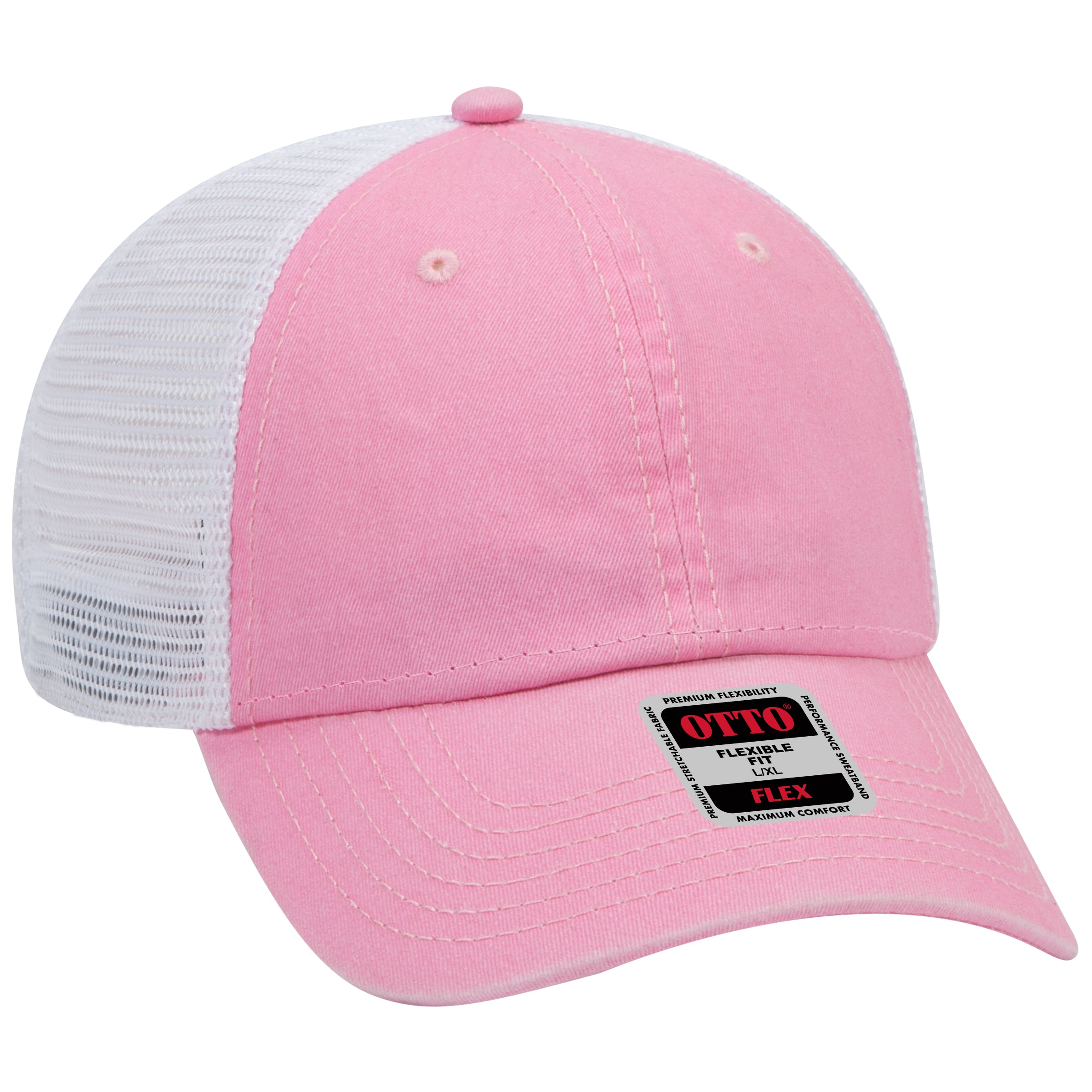 169-1264 OTTO CAP "OTTO FLEX" 6 Panel Low Profile Mesh Back Trucker Hat