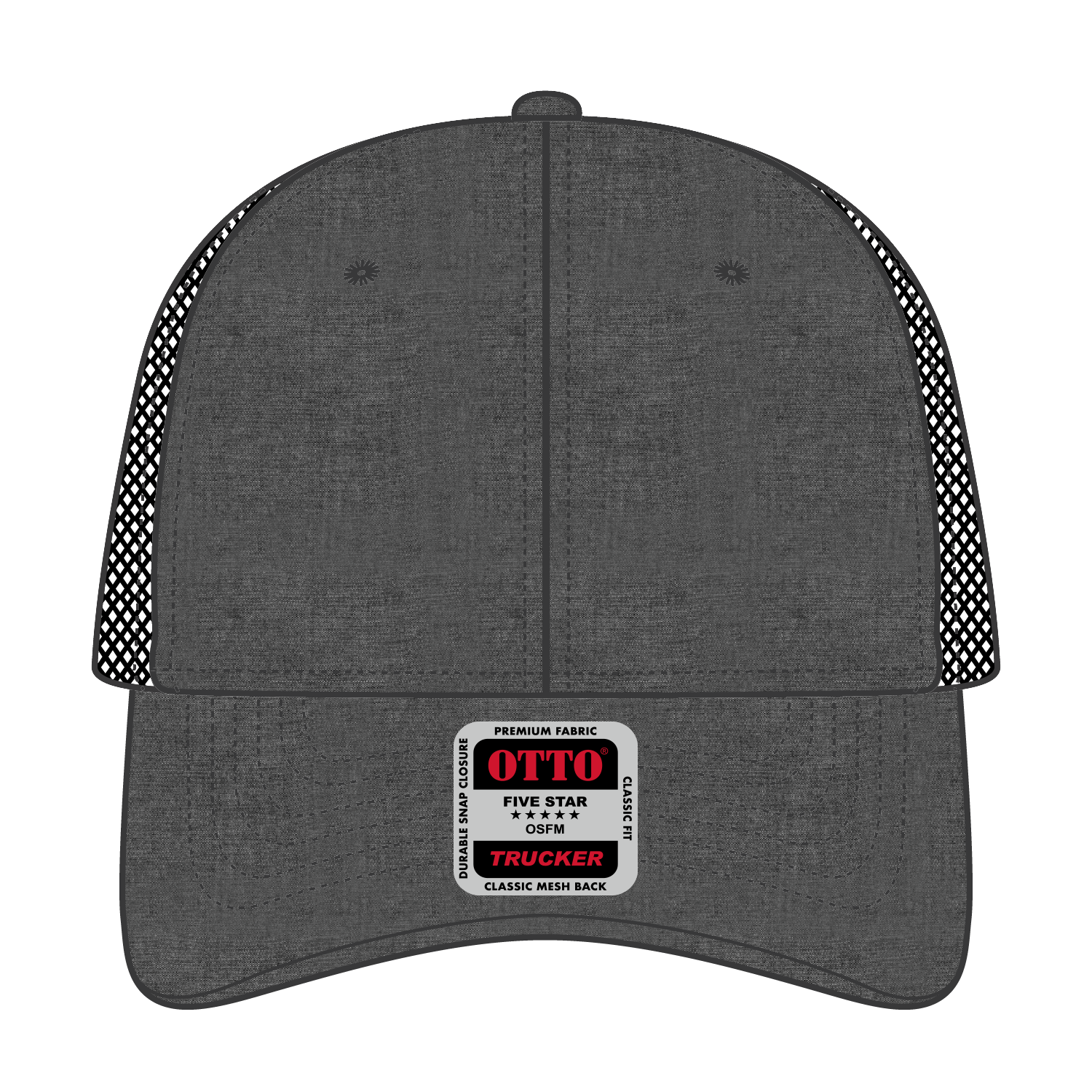 83-473 OTTO CAP 6 Panel Low Profile Mesh Back Trucker Hat