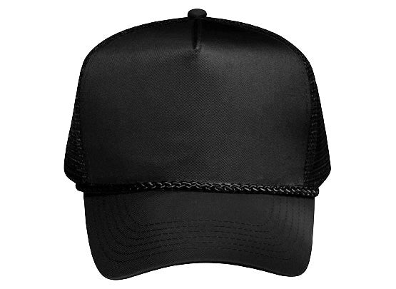 39-071 OTTO CAP 5 Panel Mid Profile Mesh Back Trucker Hat
