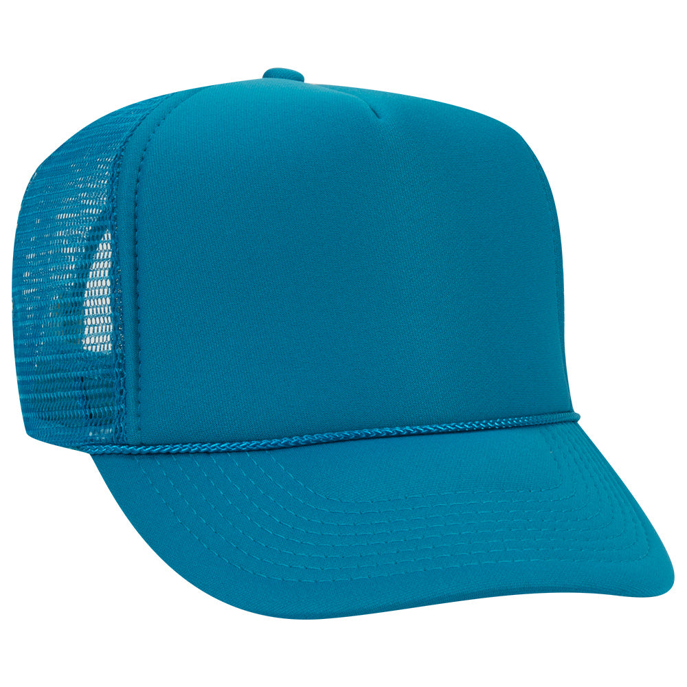 39-165 OTTO CAP 5 Panel High Crown Mesh Back Trucker Hat
