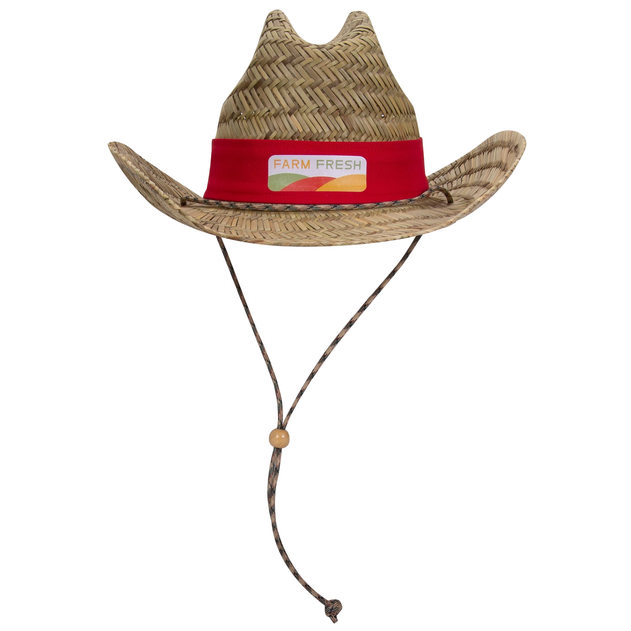 129-1326 OTTO CAP Straw Cowboy Hat w/Adjustable Cord