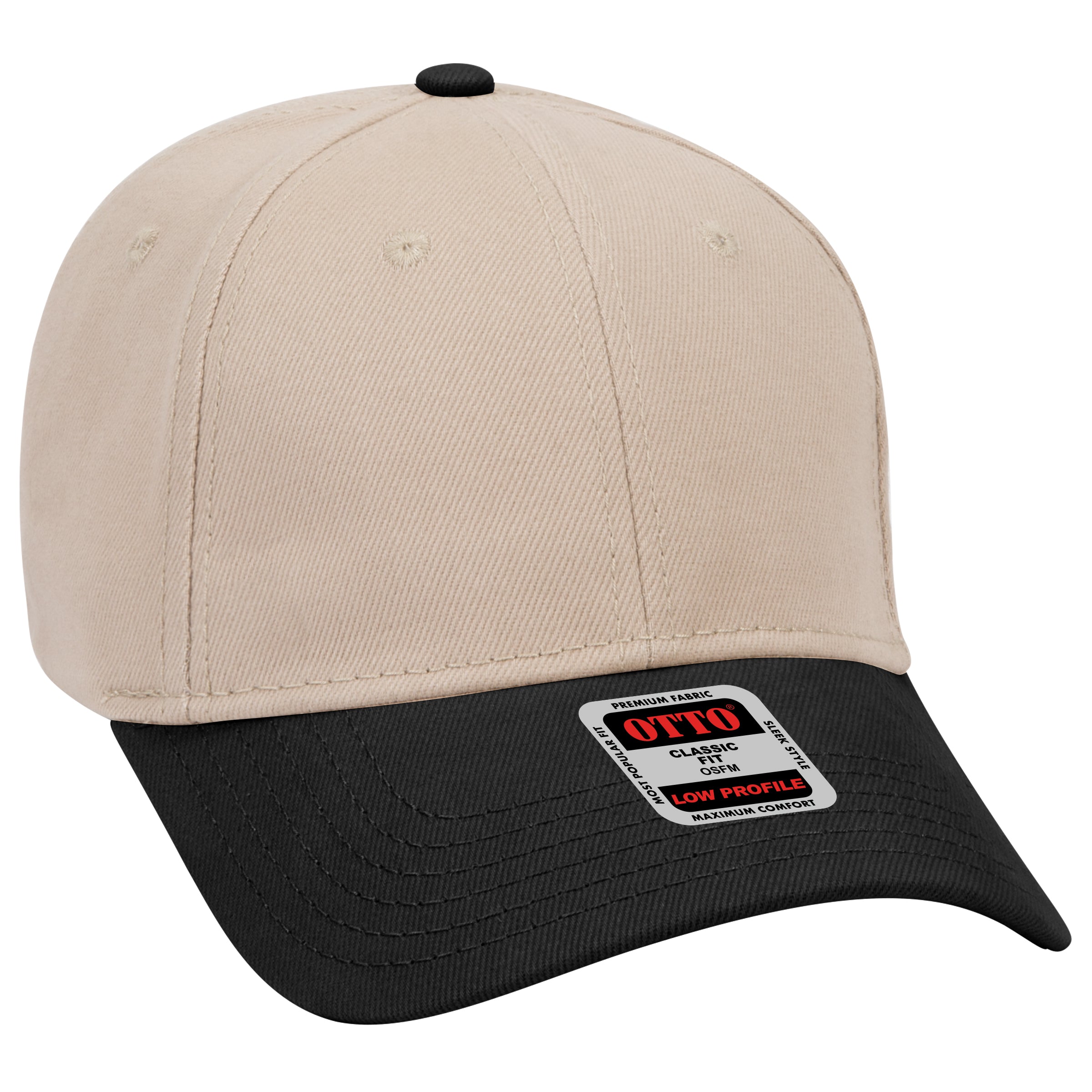 19-251 OTTO CAP 6 Panel Low Profile Baseball Cap