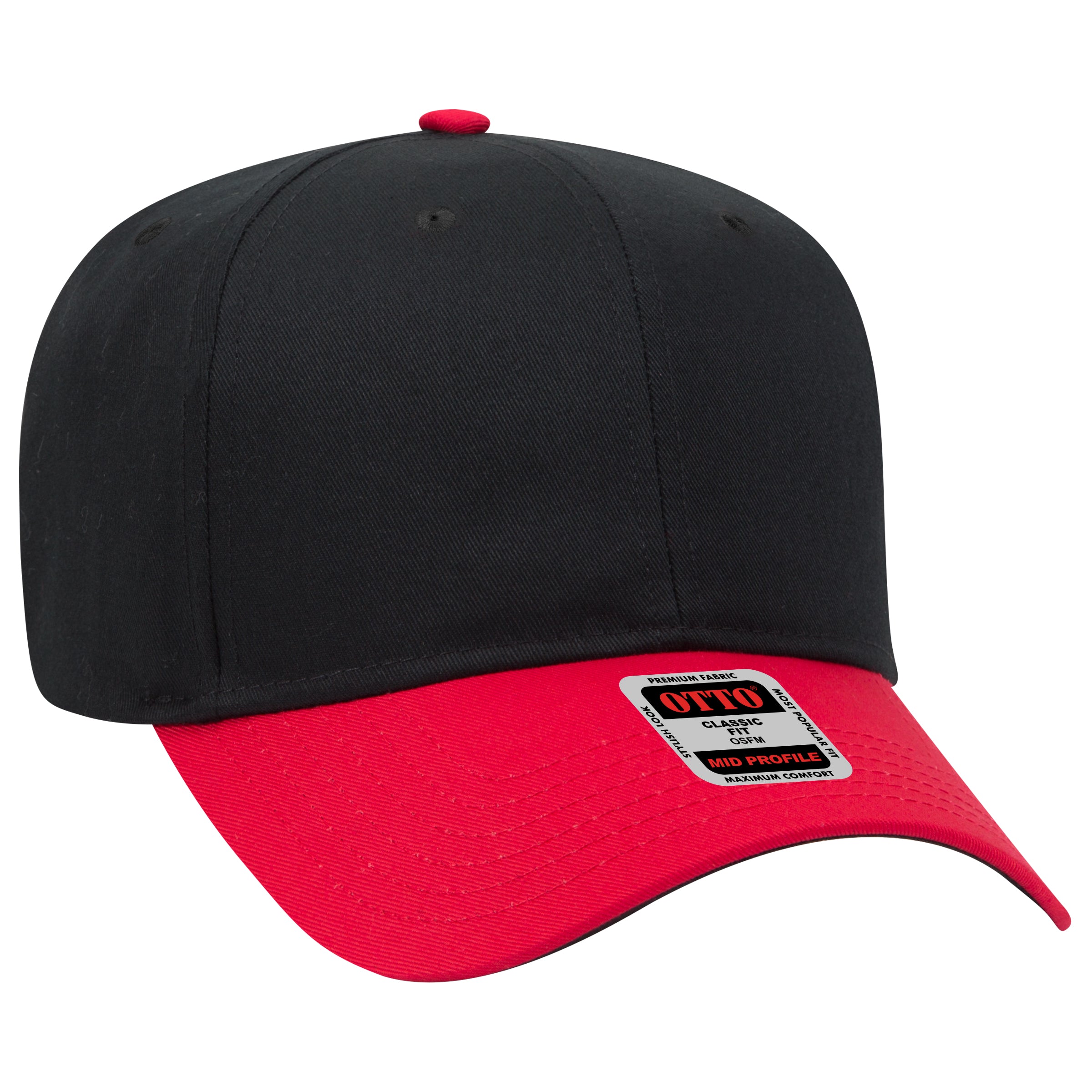 27-079 OTTO CAP 6 Panel Mid Profile Baseball Cap