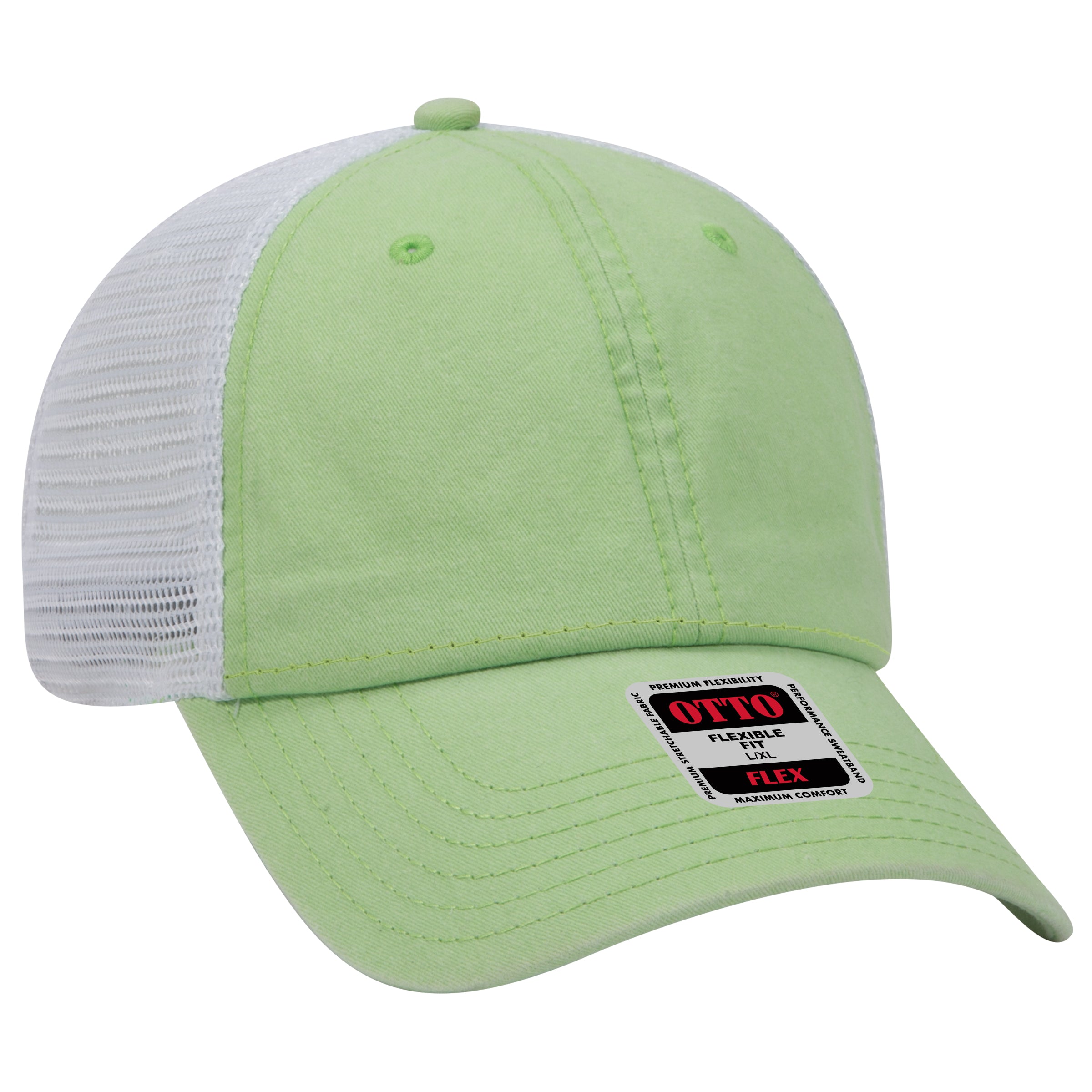 169-1264 OTTO CAP "OTTO FLEX" 6 Panel Low Profile Mesh Back Trucker Hat