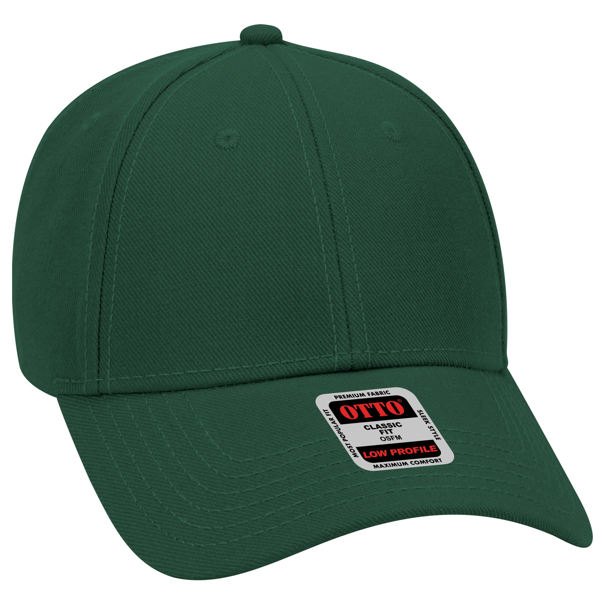 19-304 OTTO CAP 6 Panel Low Profile Baseball Cap