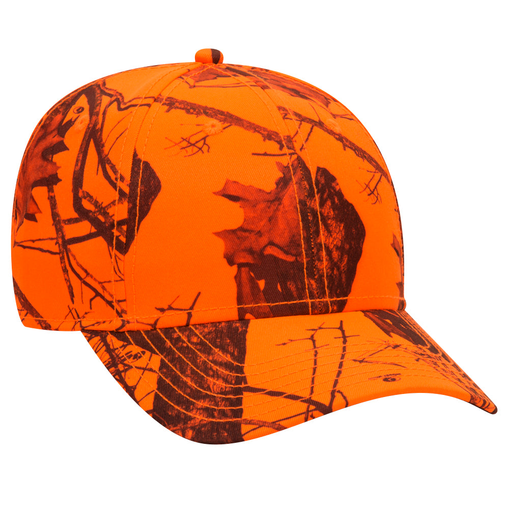 171-1295 OTTO CAP Mossy Oak Camouflage Superior Polyester Twill 6 Panel Low Profile Baseball Cap