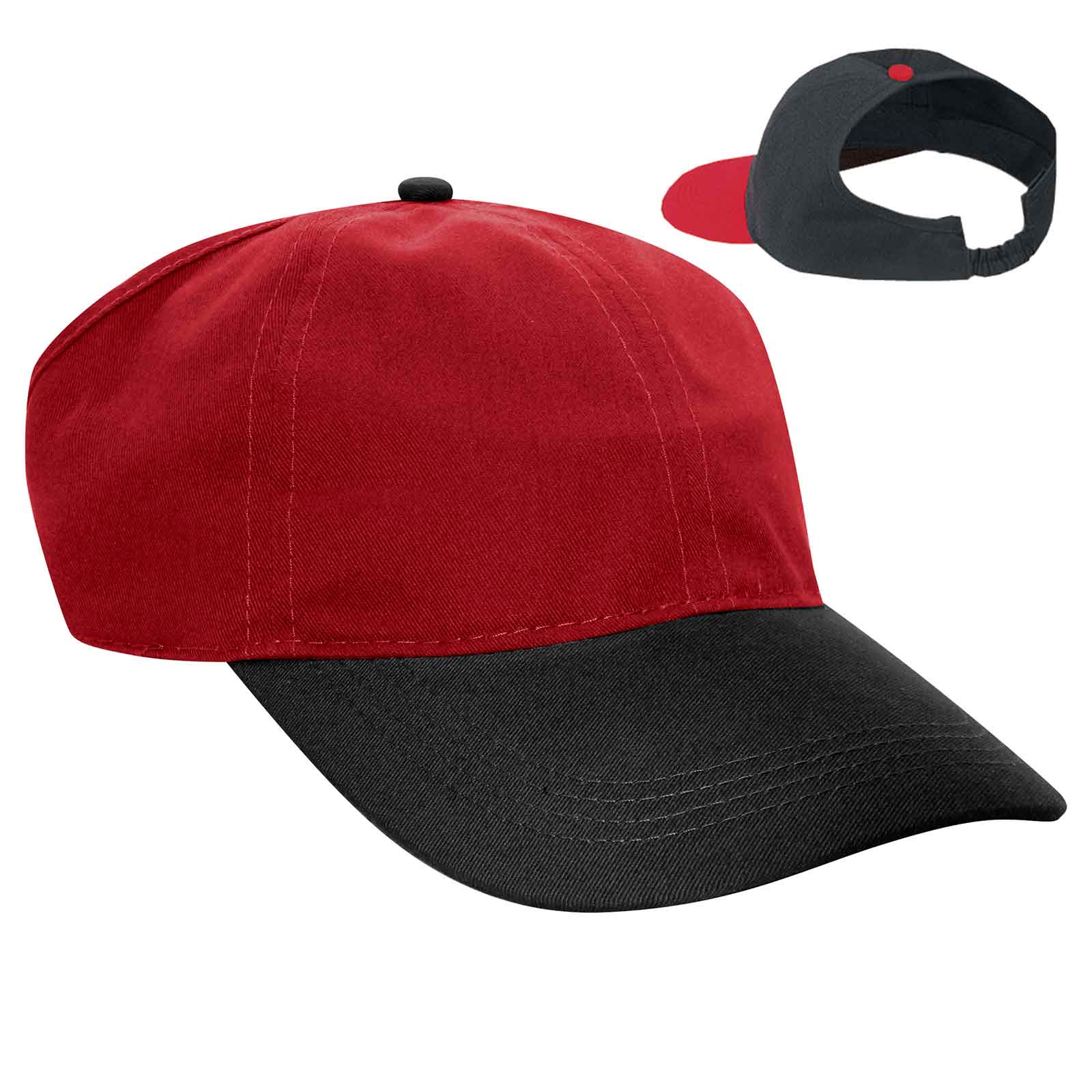 69-291 OTTO CAP 4 Panel Ponytail Cap