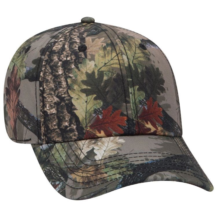 103-1263 OTTO CAP Camouflage 6 Panel Low Profile Baseball Cap