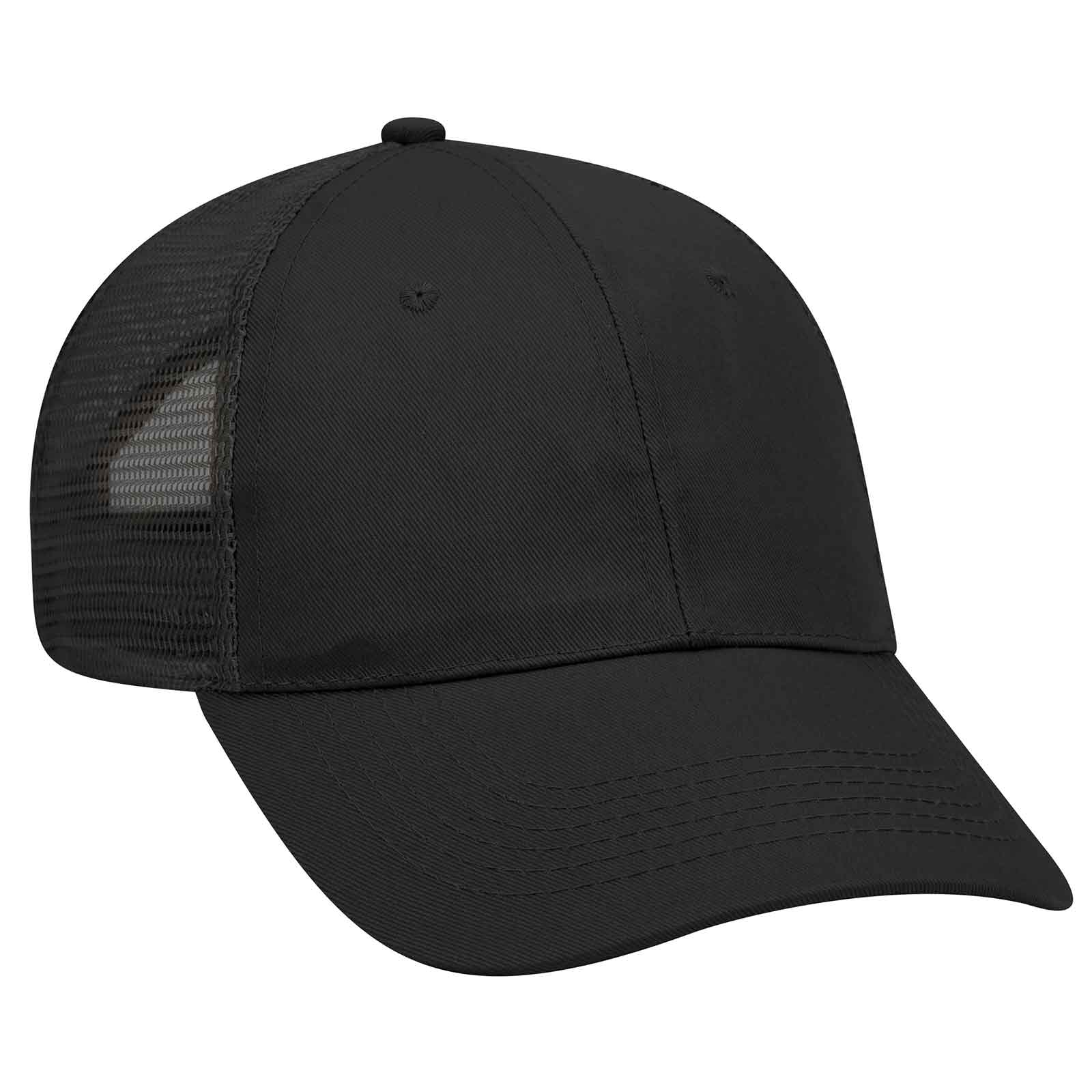83-1101 OTTO CAP 6 Panel Low Profile Mesh Back Trucker Hat